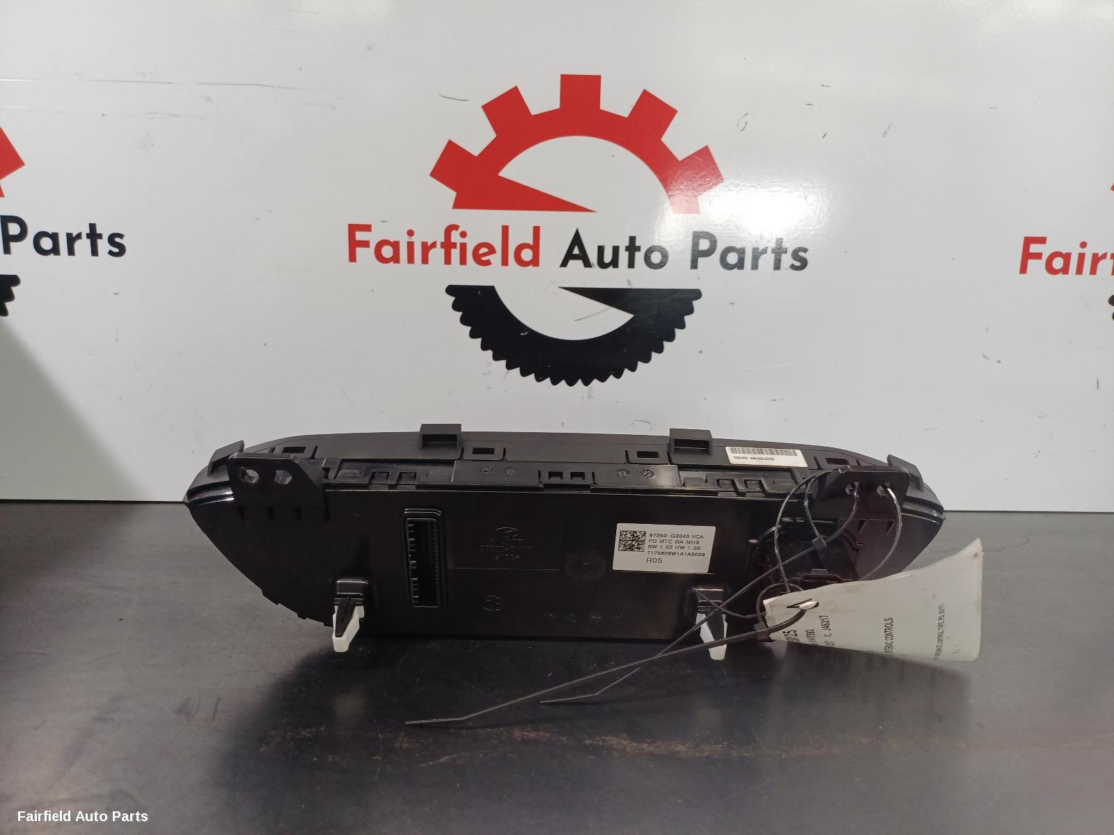 2017-2025 Hyundai I30 Heater Ac Controls