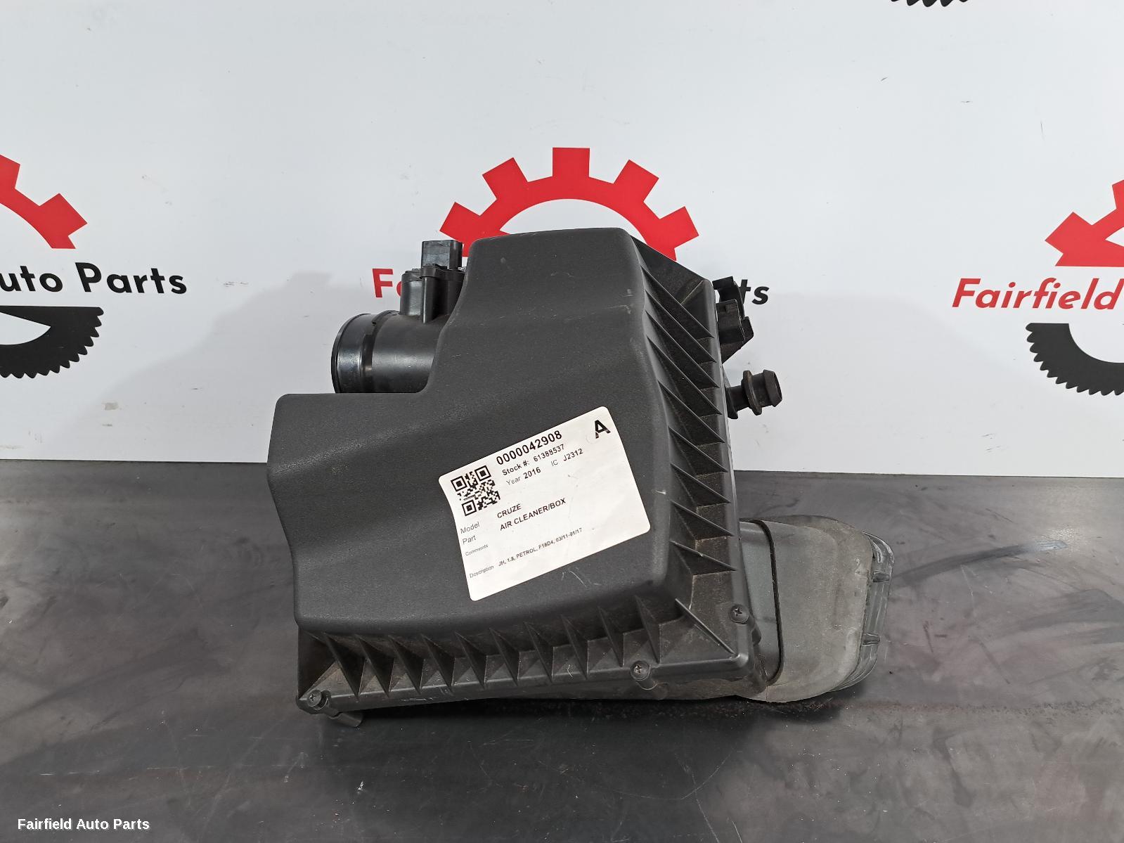 2011-2017 Holden Cruze Air Cleaner Box