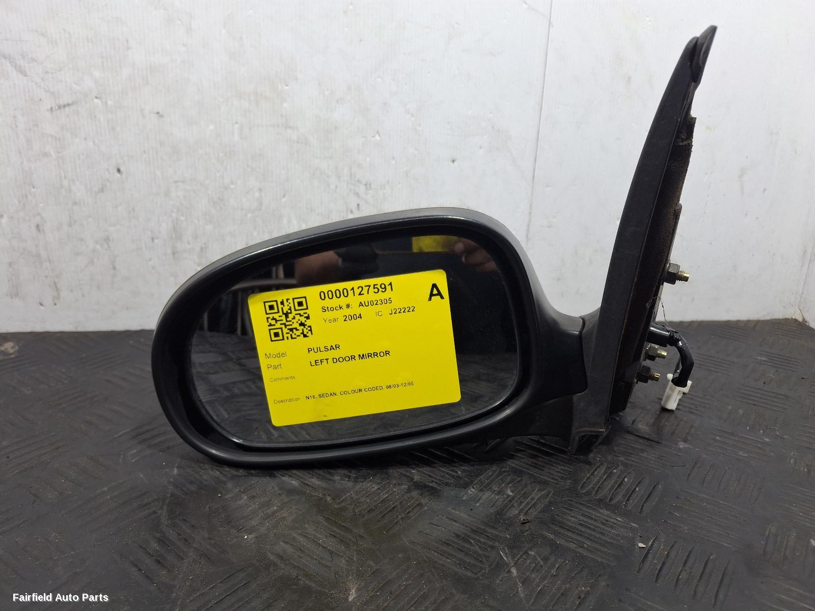 2003-2005 Nissan Pulsar Left Door Mirror