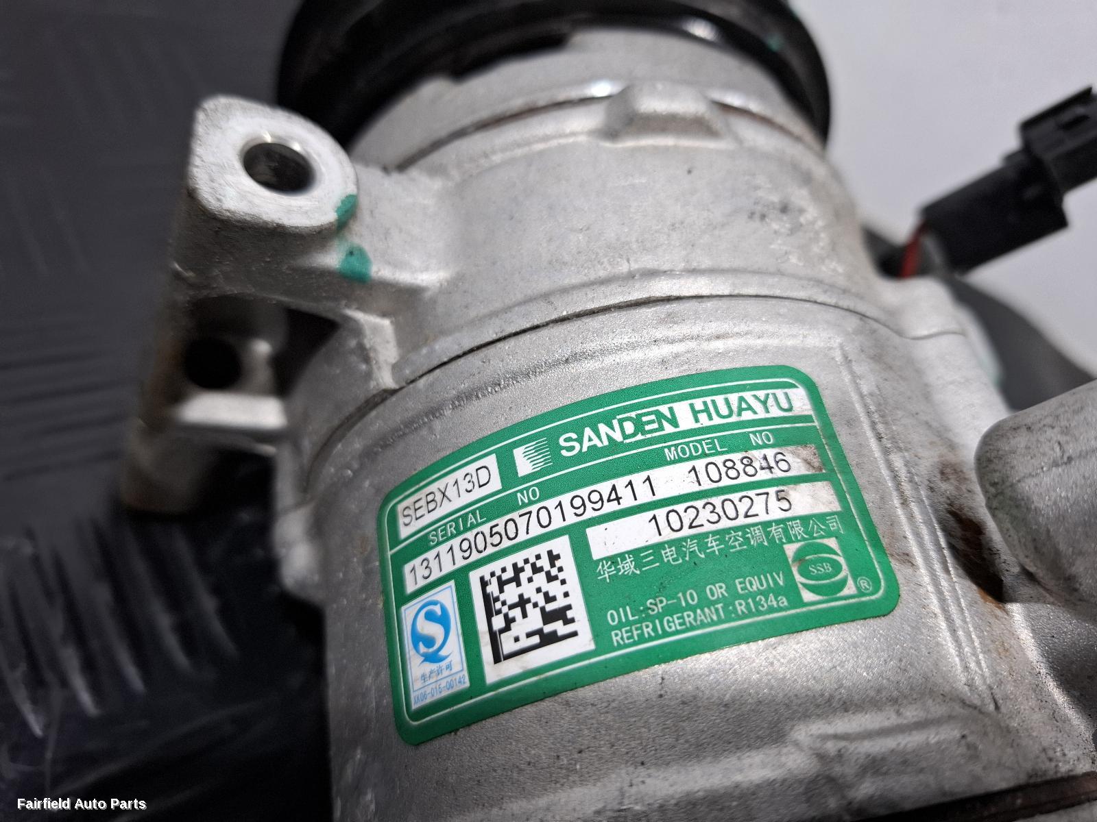 2016-2024 Mg Mg3 A C Compressor