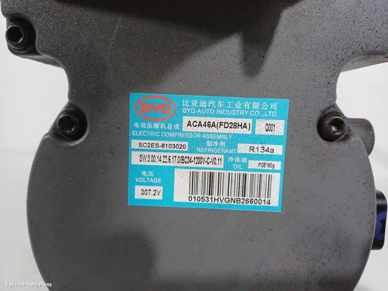 2022-2025 Byd Atto 3 A C Compressor