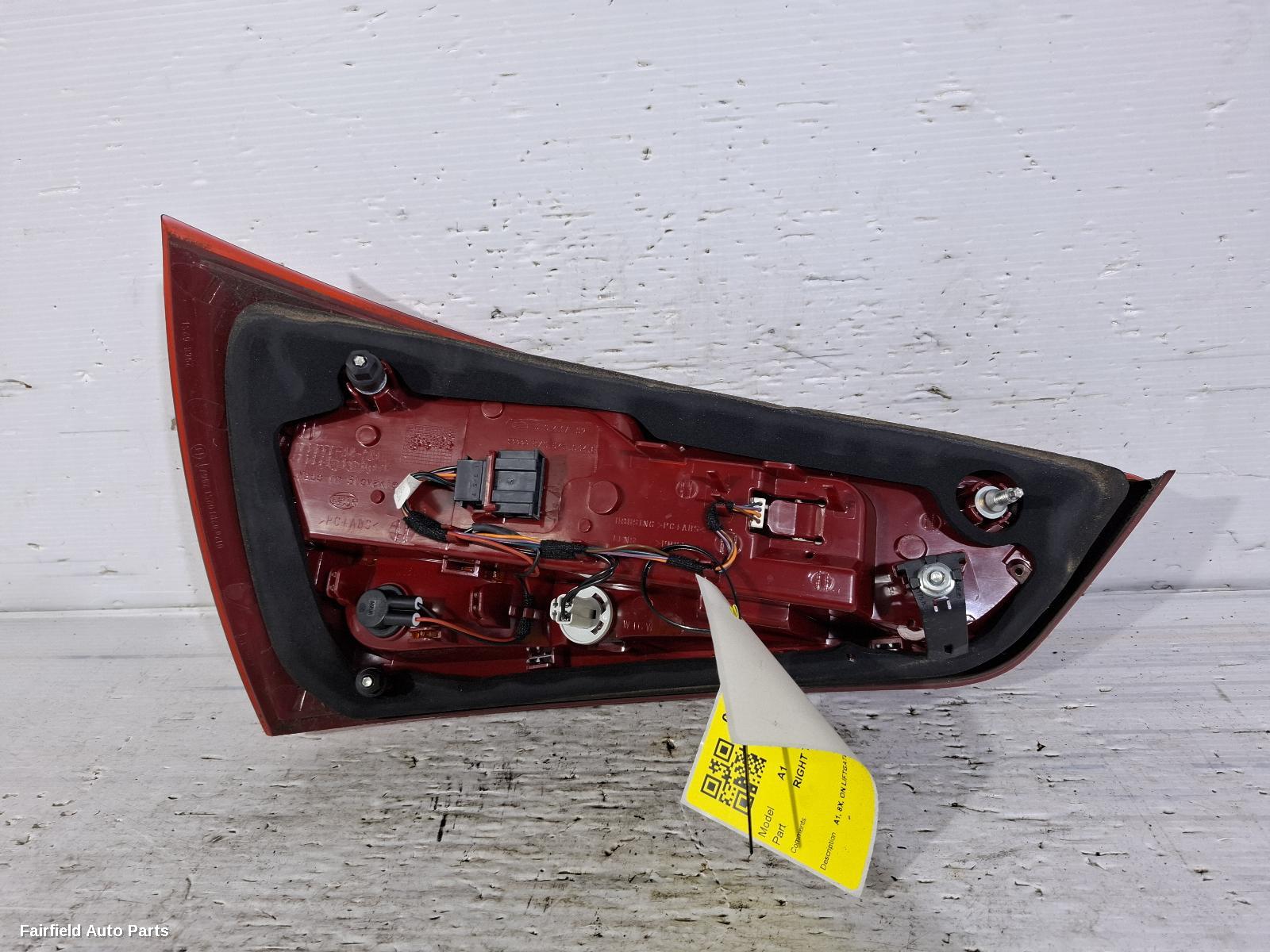 2010-2015 Audi A1 Right Taillight