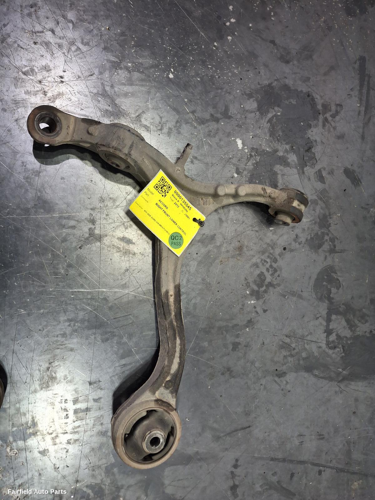 2008-2015 Honda Accord Right Front Lower Control Arm