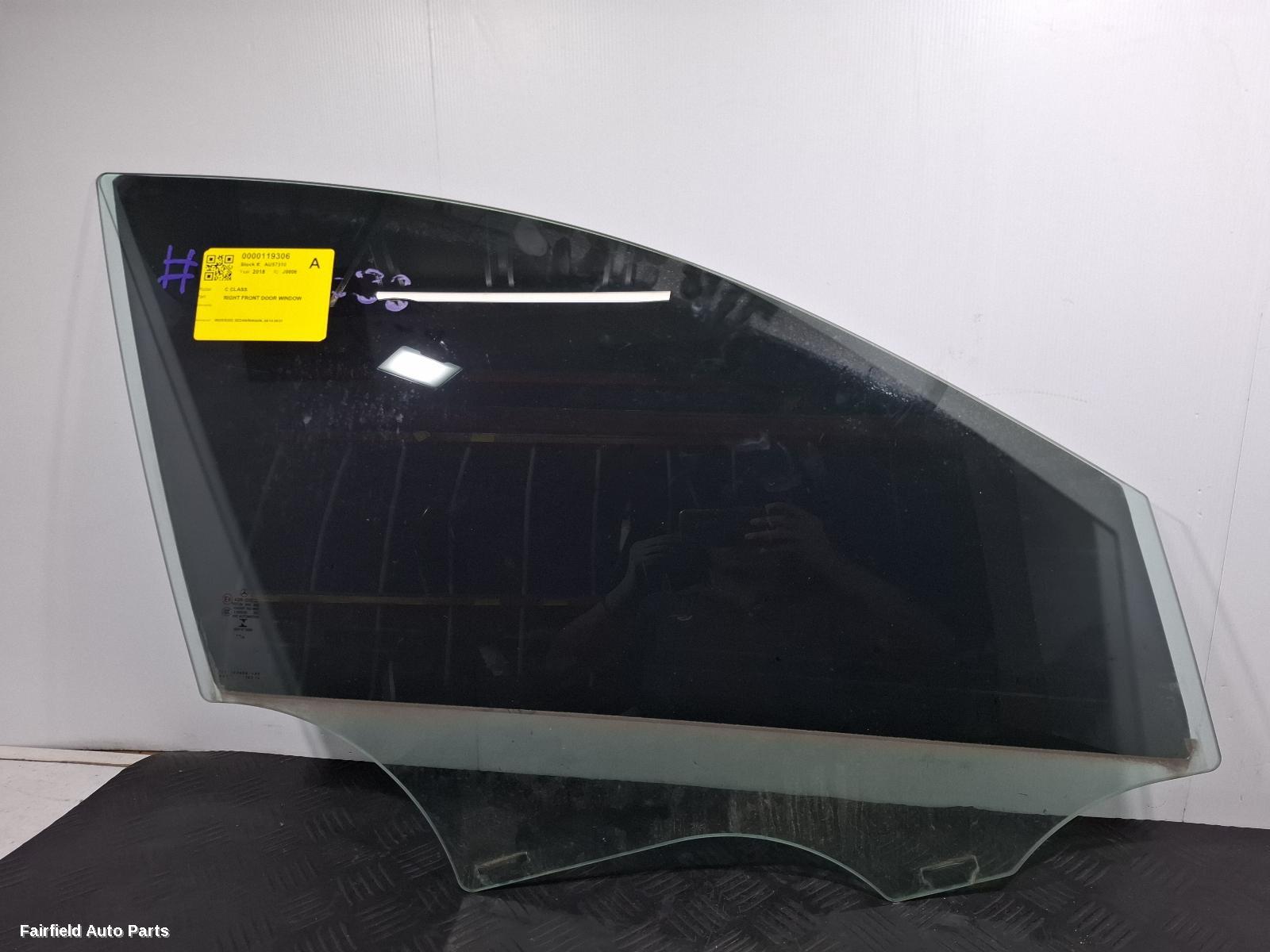 2014-2021 Mercedes C Class Right Front Door Window