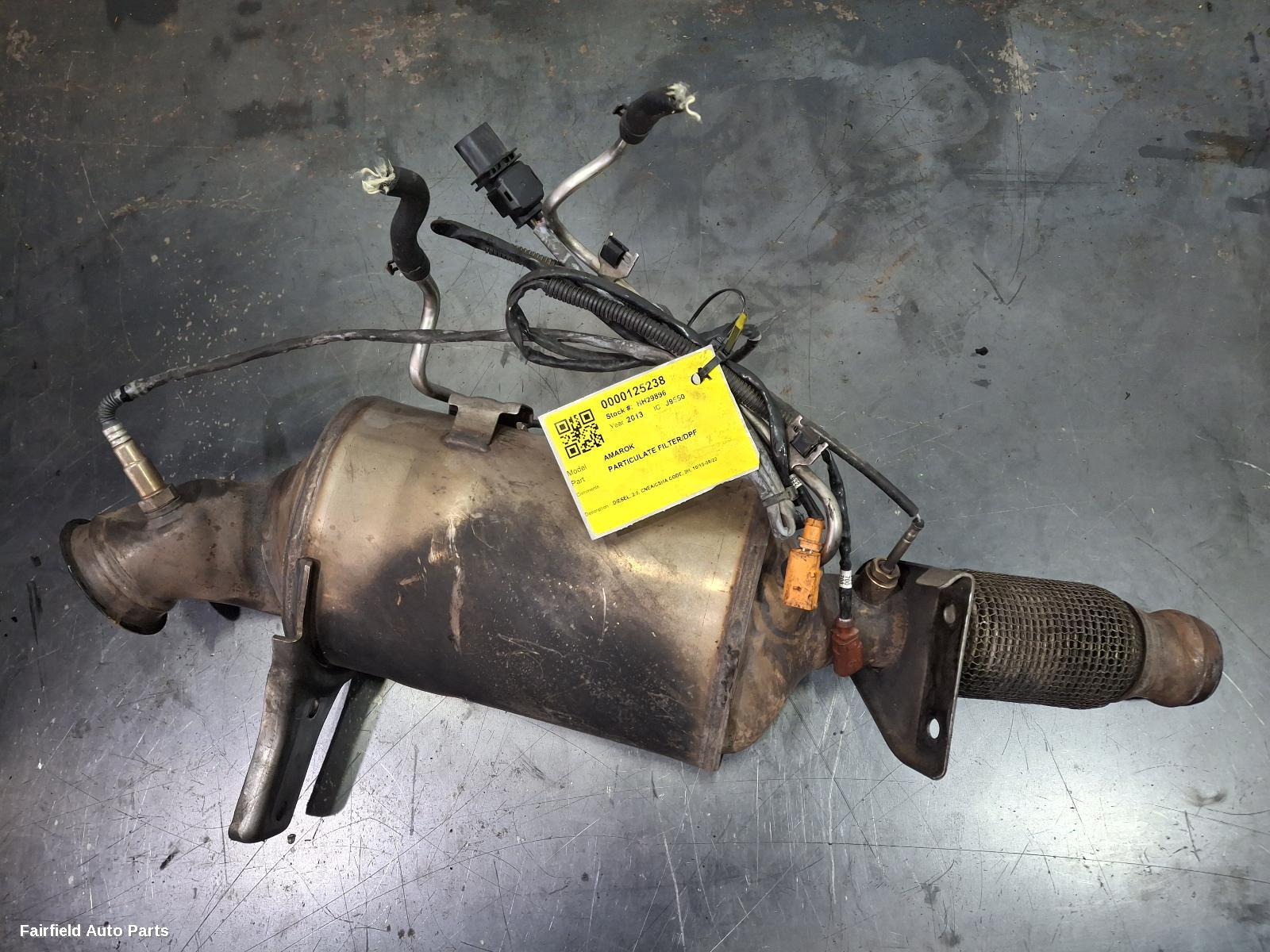 2010-2022 Volkswagen Amarok Particulate Filter Dpf