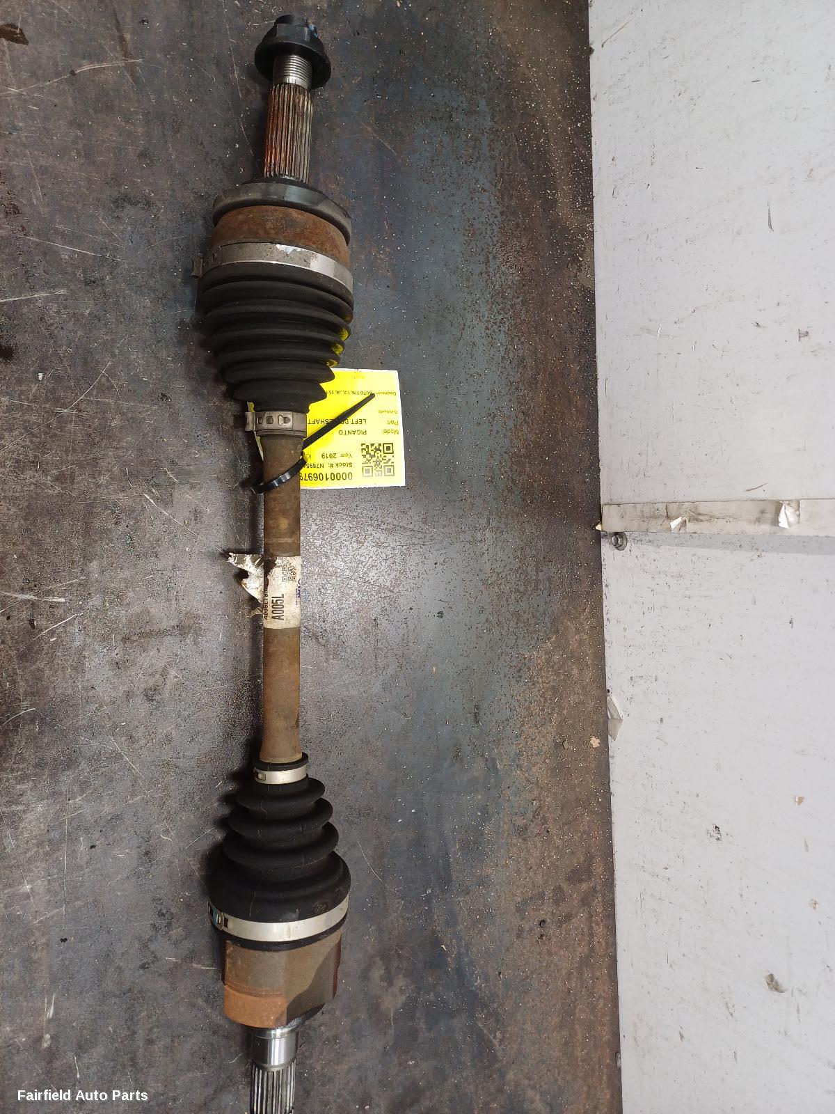 2017-2025 Kia Picanto Left Driveshaft