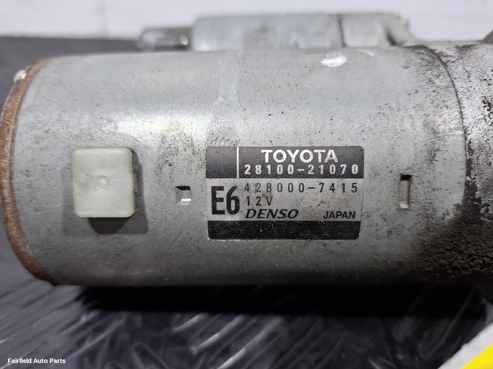2011-2020 Toyota Yaris Starter