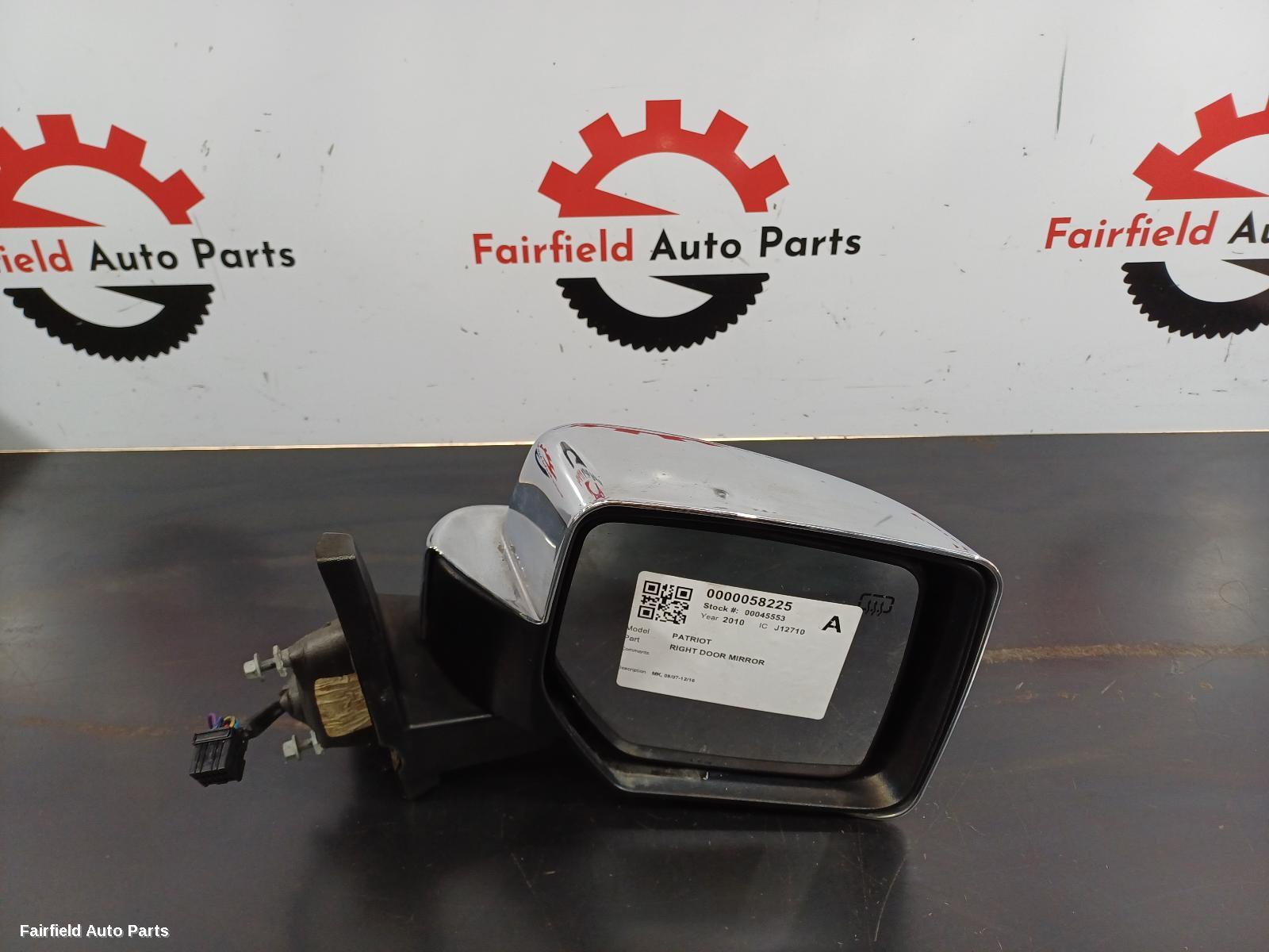 2007-2016 Jeep Patriot Right Door Mirror