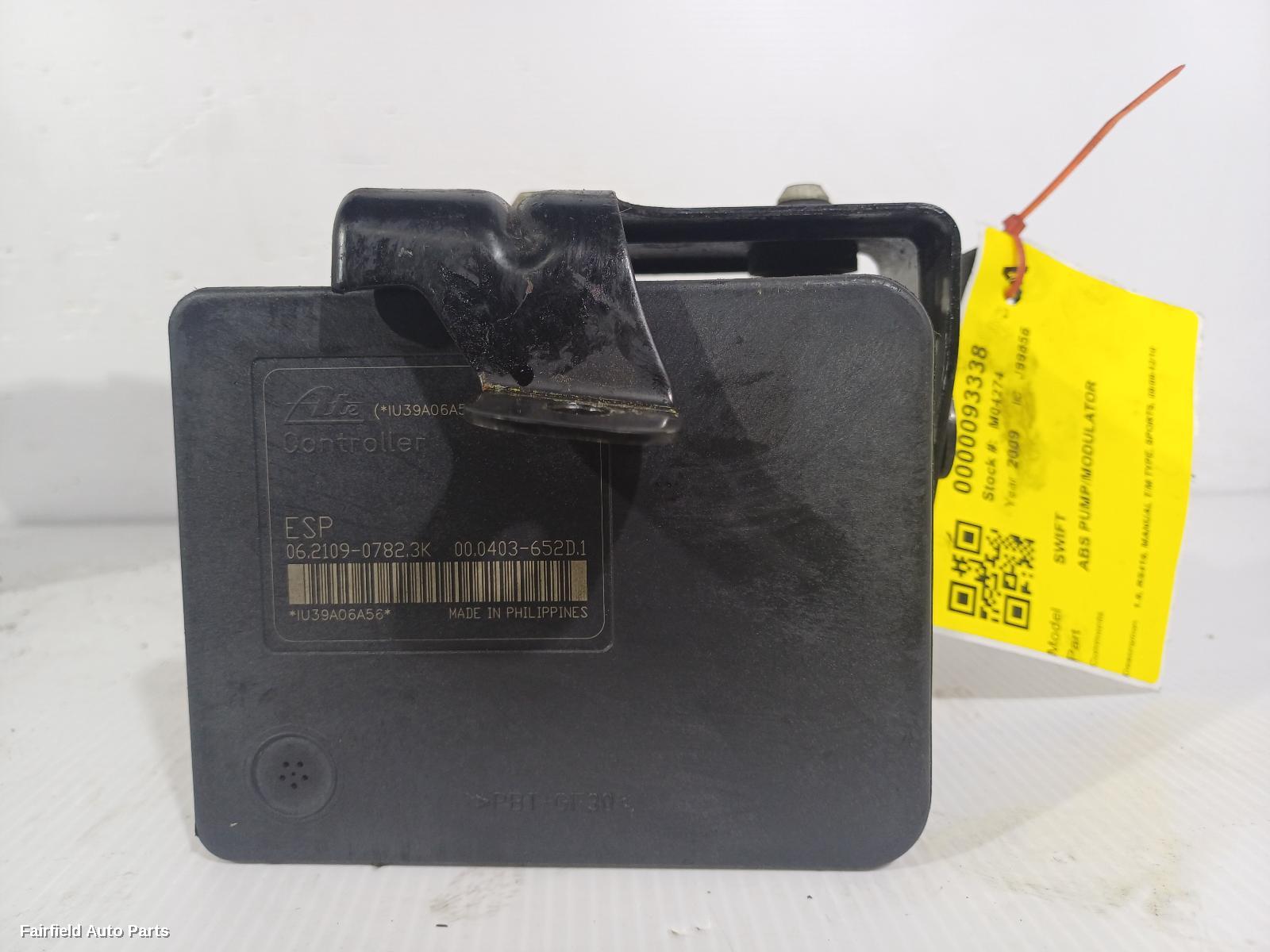 2006-2010 Suzuki Swift Abs Pump Modulator