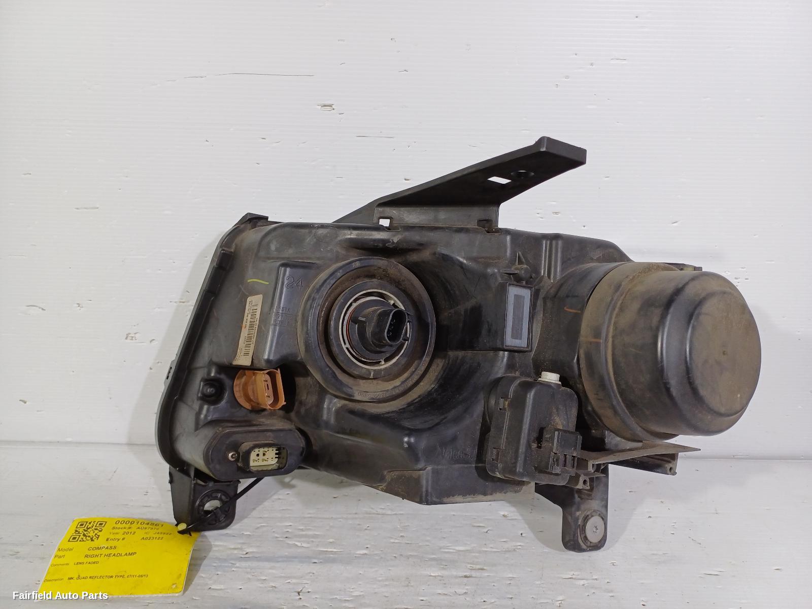 2011-2013 Jeep Compass Right Headlamp