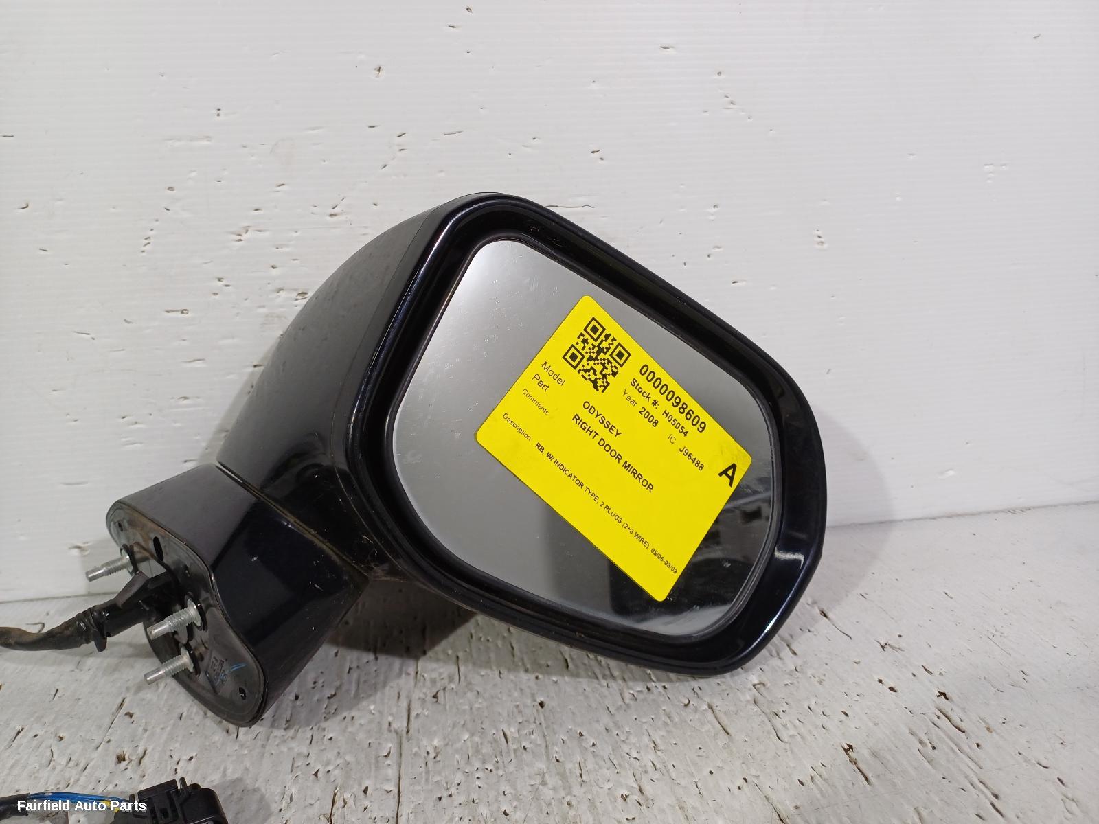 2006-2009 Honda Odyssey Right Door Mirror