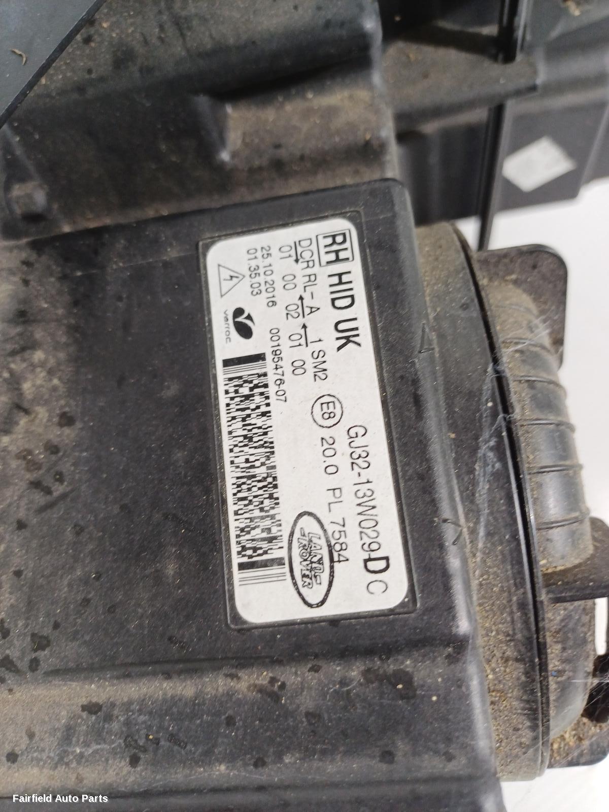 2011-2019 Land Rover Rangerover Evoque Right Headlamp