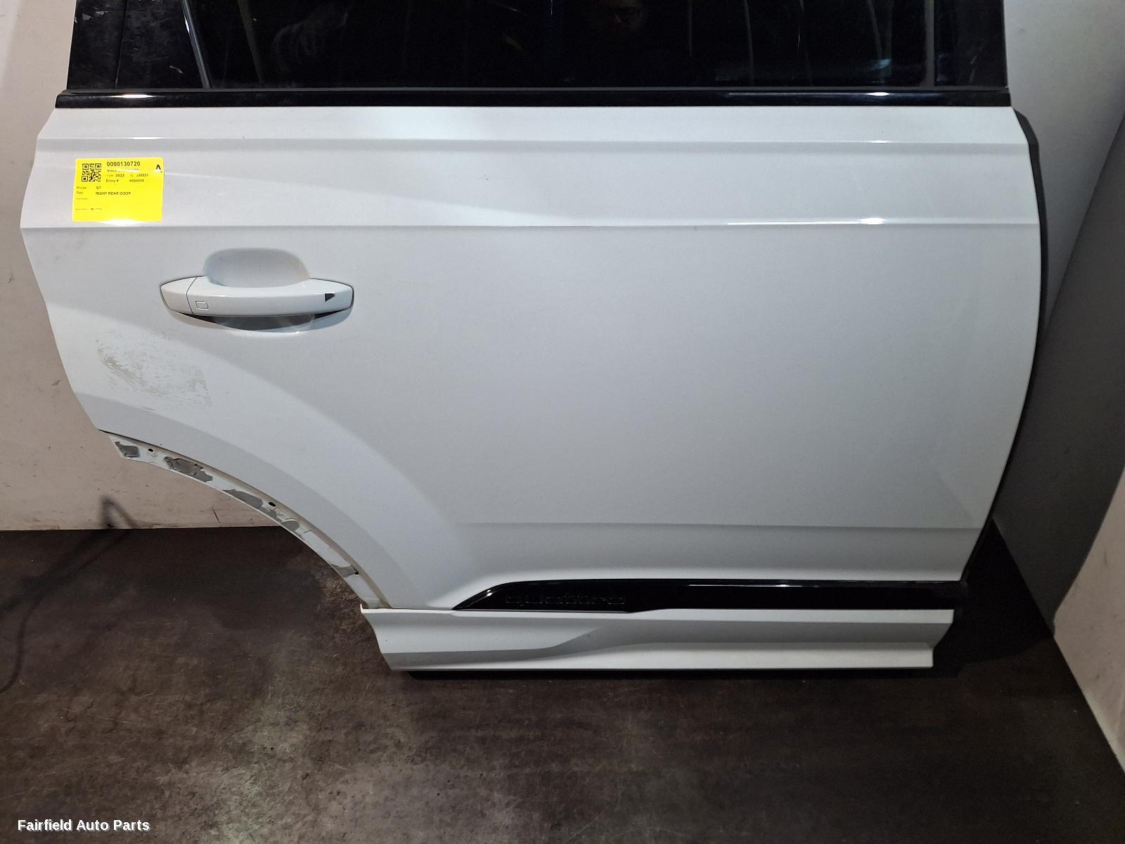 2015-2026 Audi Q7 Right Rear Door Sliding