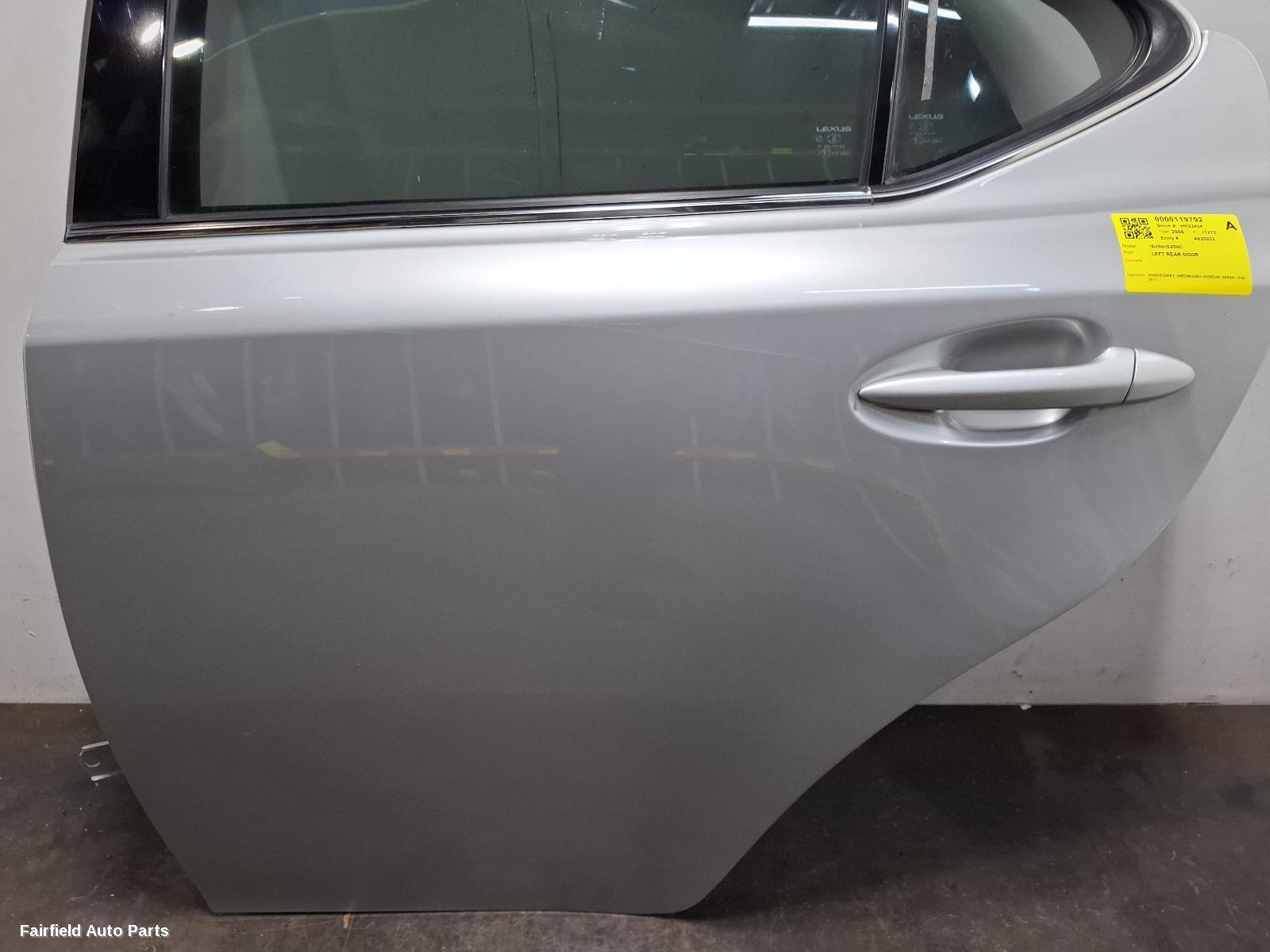 2005-2013 Lexus Is250/is250c Left Rear Door Sliding