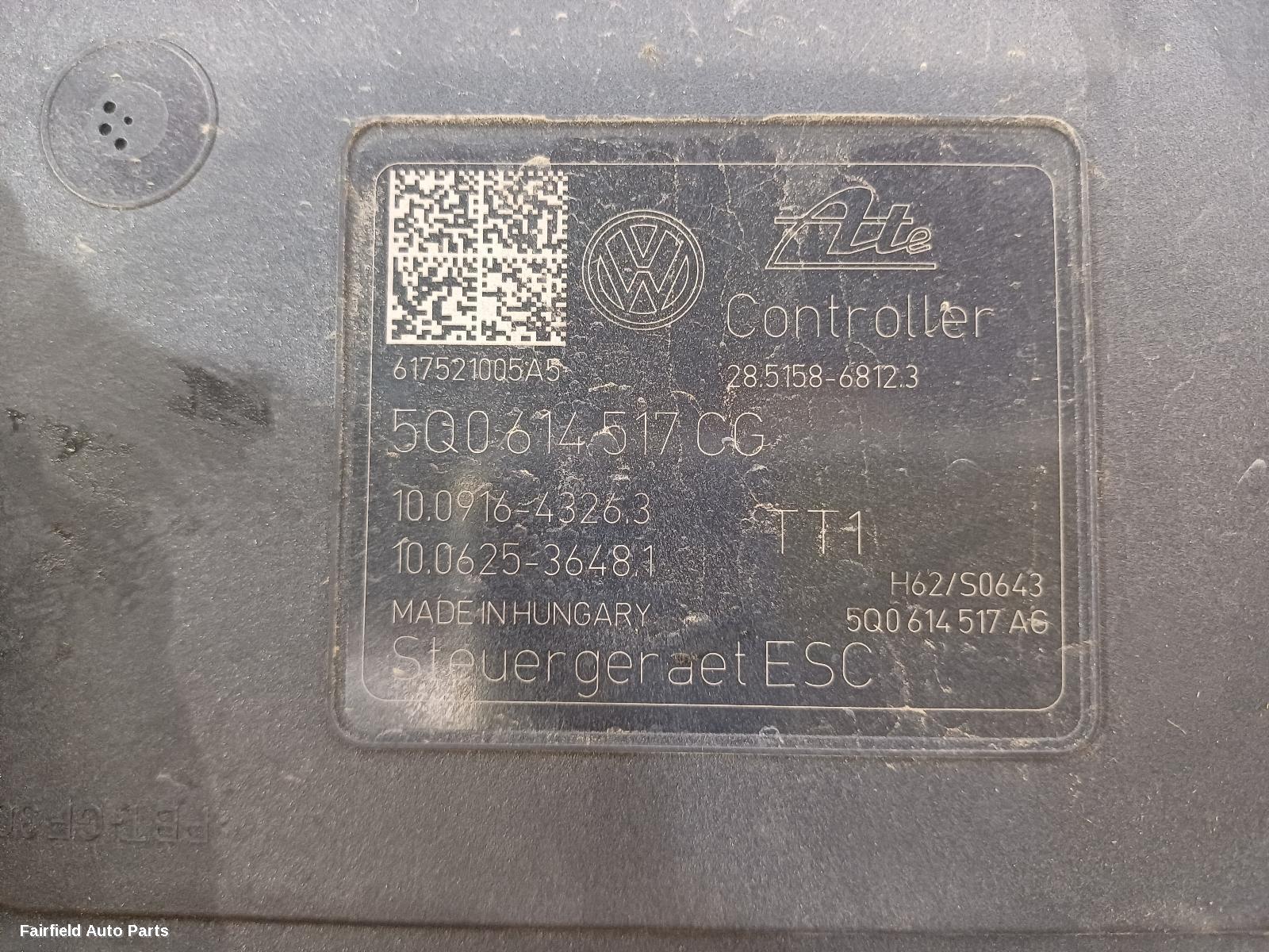 2012-2020 Volkswagen Golf Abs Pump Modulator