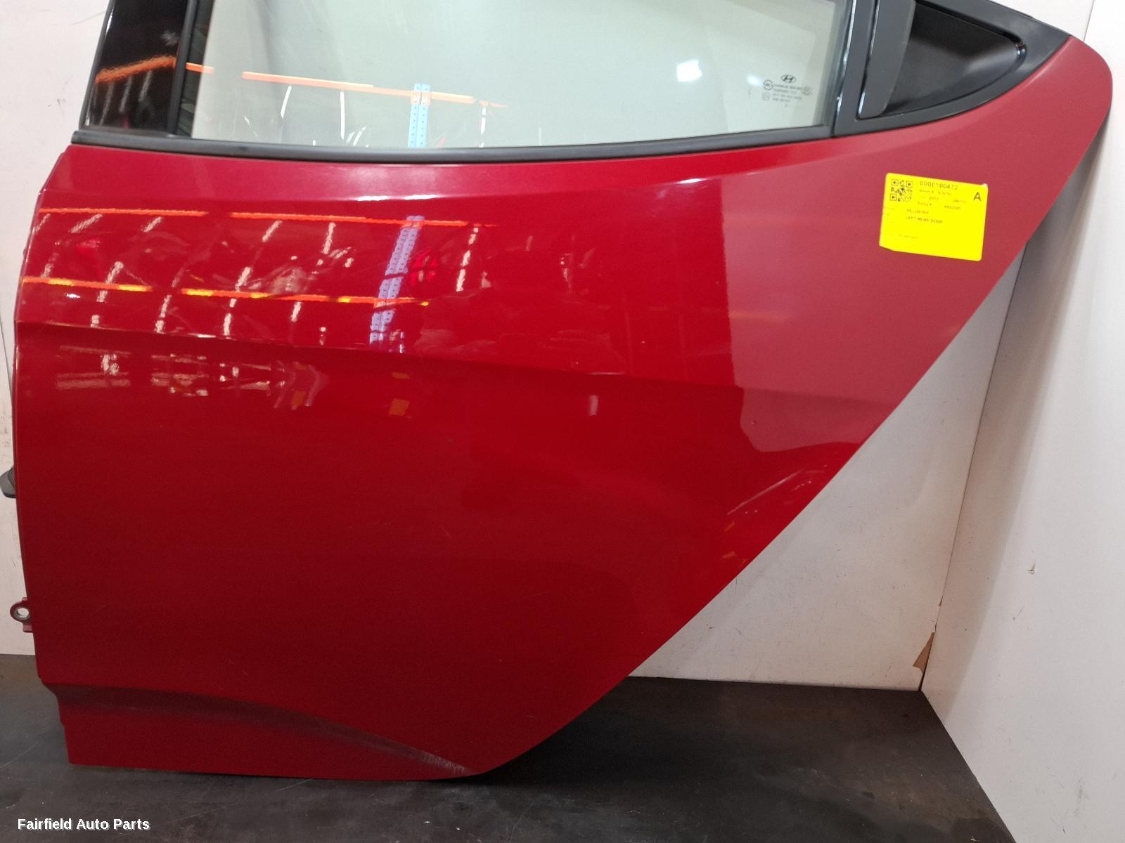 2011-2018 Hyundai Veloster Left Rear Door Sliding