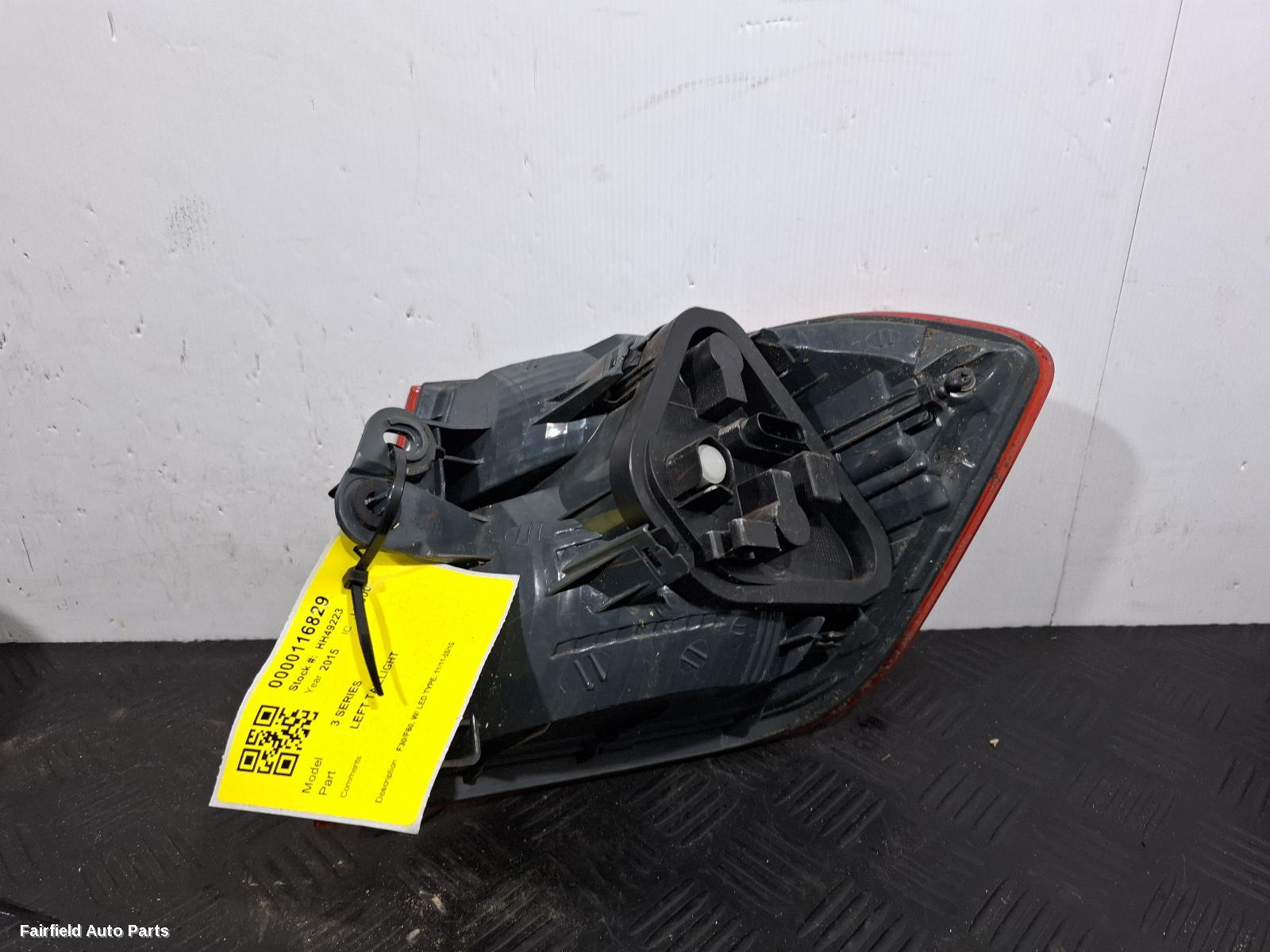 2011-2015 Bmw 3 Series Left Taillight