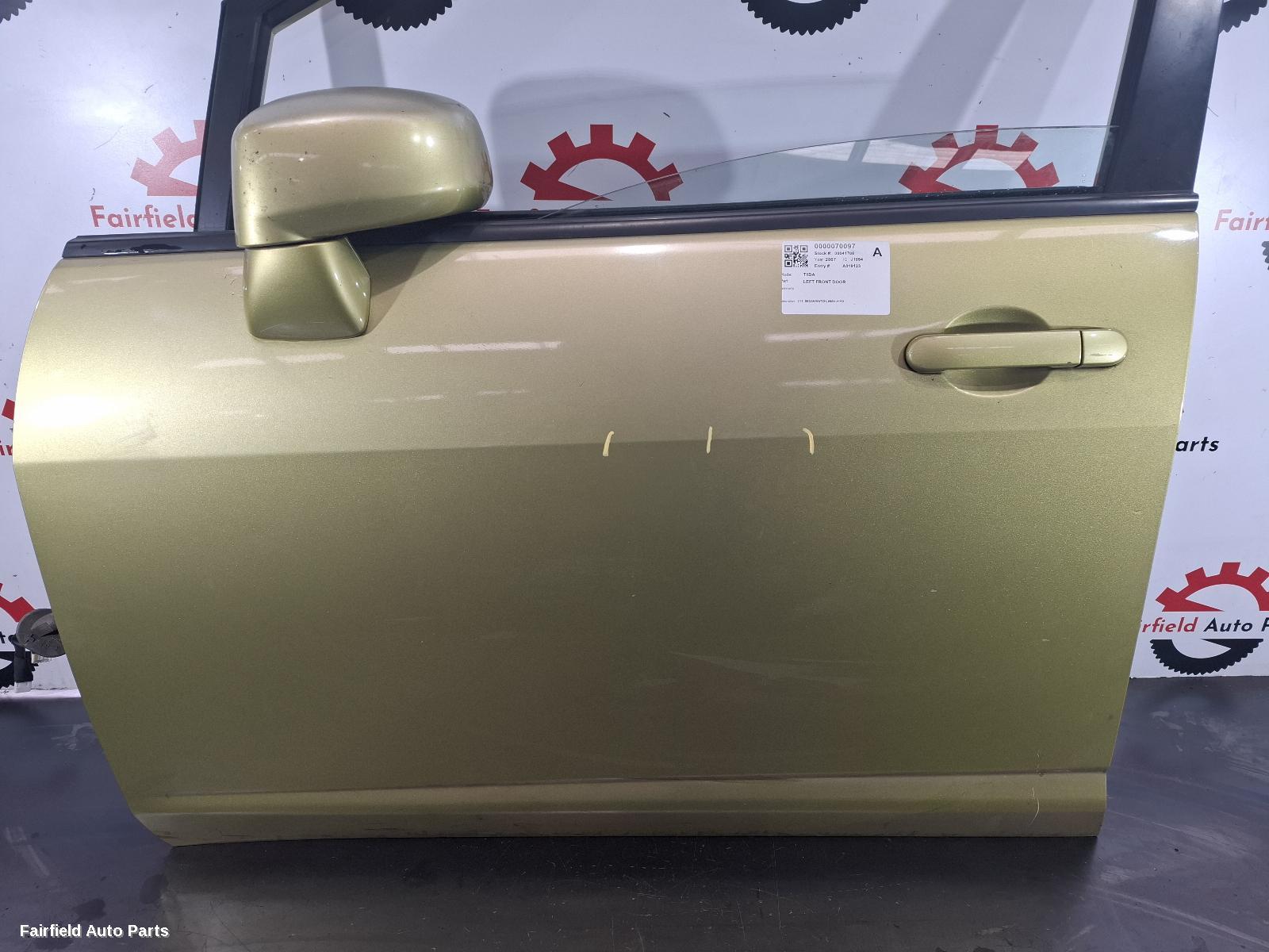 2004-2013 Nissan Tiida Left Front Door
