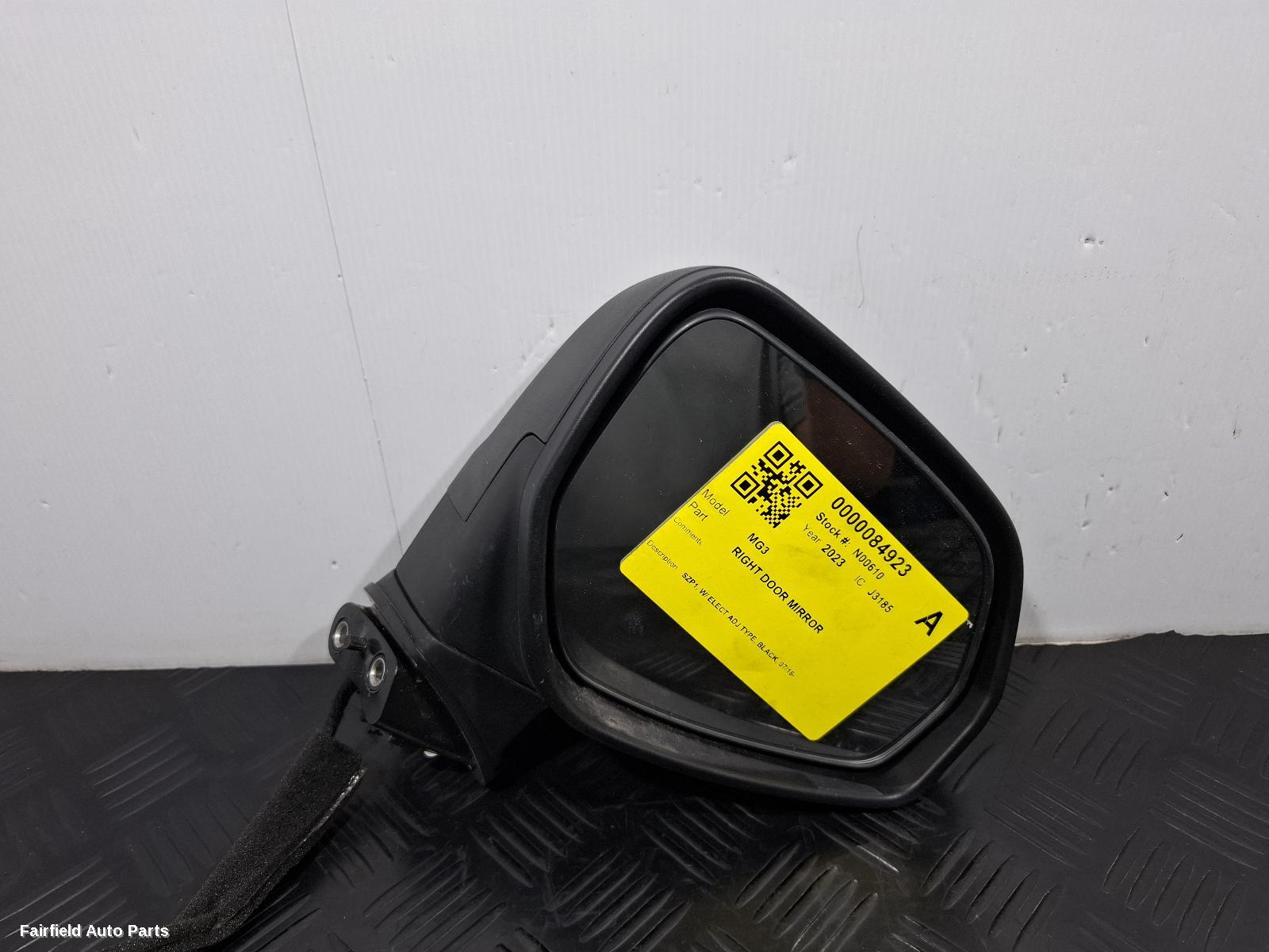 2016-2024 Mg Mg3 Right Door Mirror