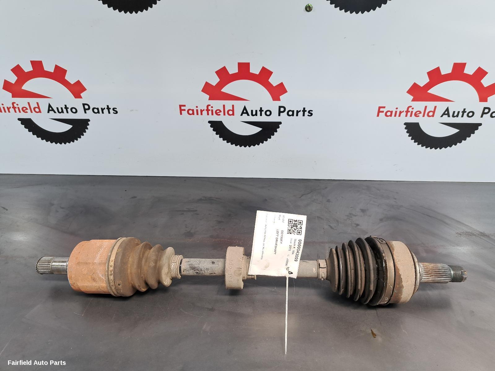 2014-2022 Honda Odyssey Left Driveshaft