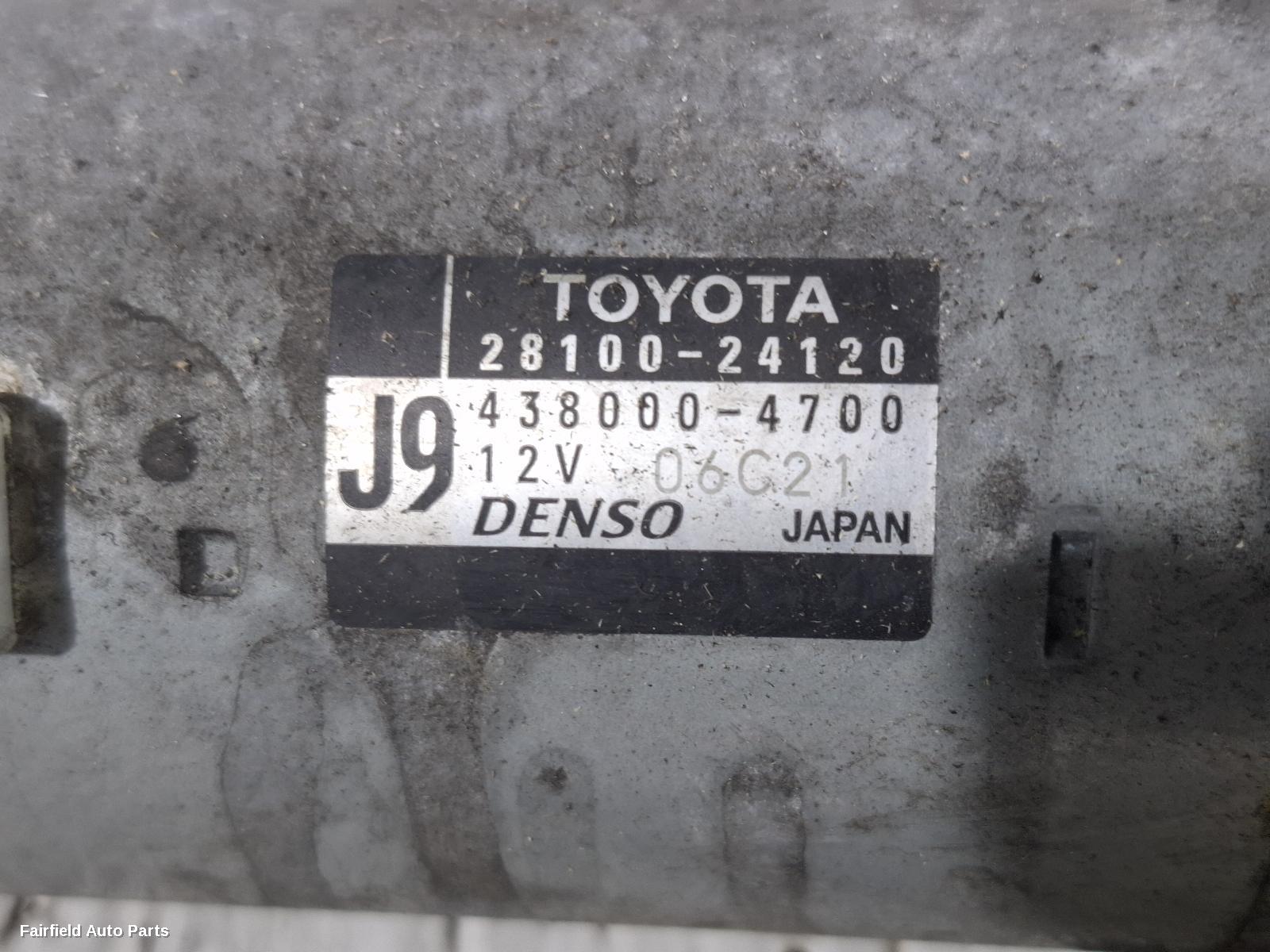 2018-2025 Toyota Rav4 Starter