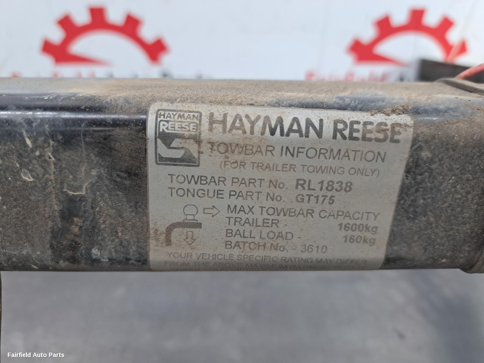2008-2012 Ford Escape Towbar