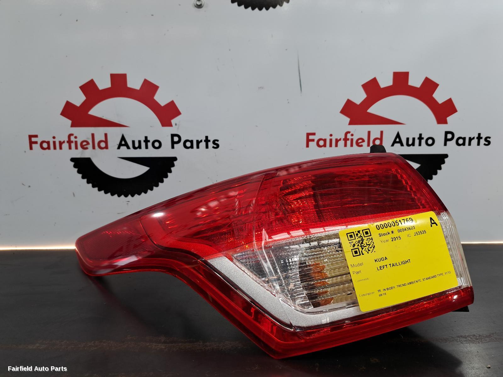 2012-2016 Ford Kuga Left Taillight