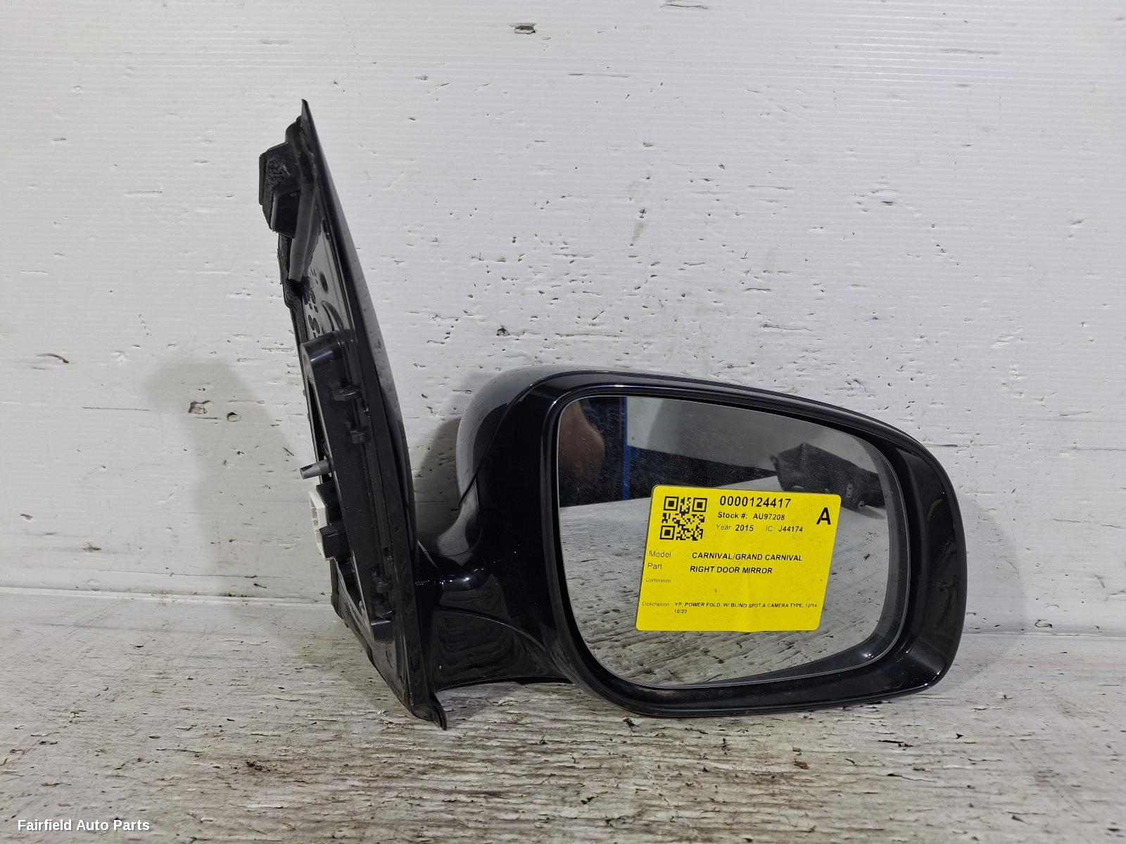 2014-2020 Kia Carnival/grand Carnival Right Door Mirror