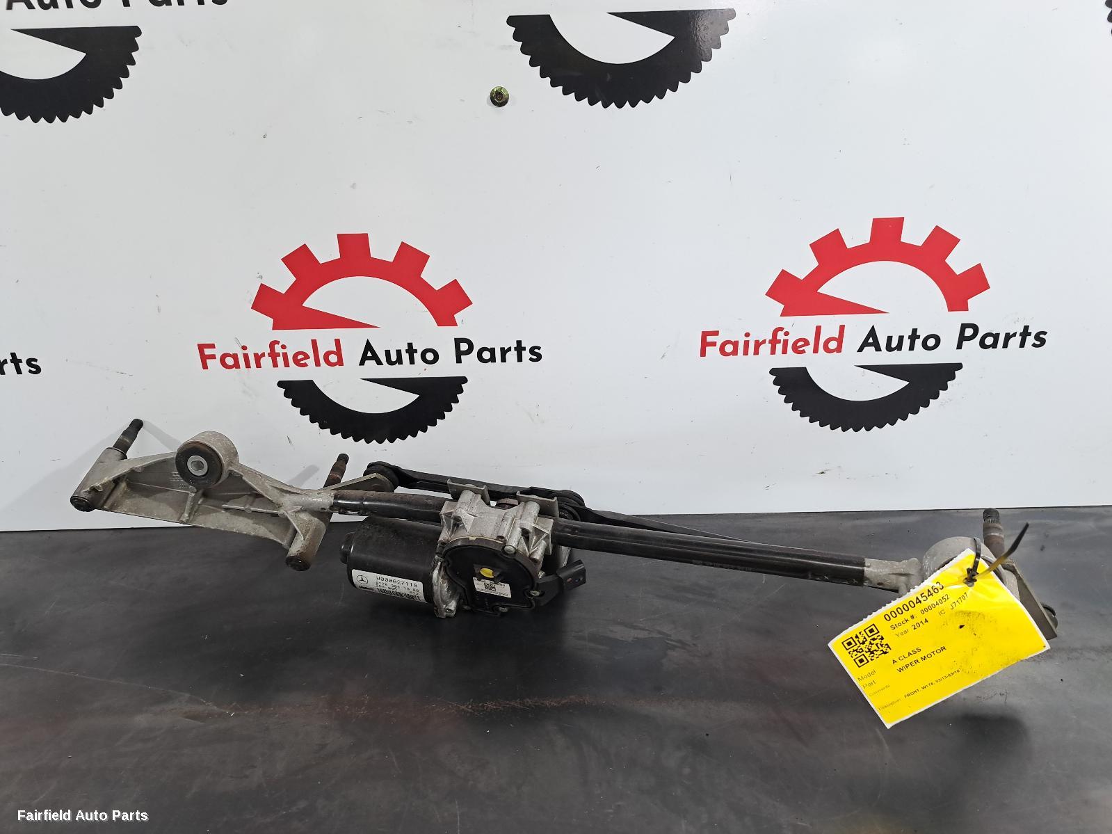 2013-2018 Mercedes A Class Wiper Motor