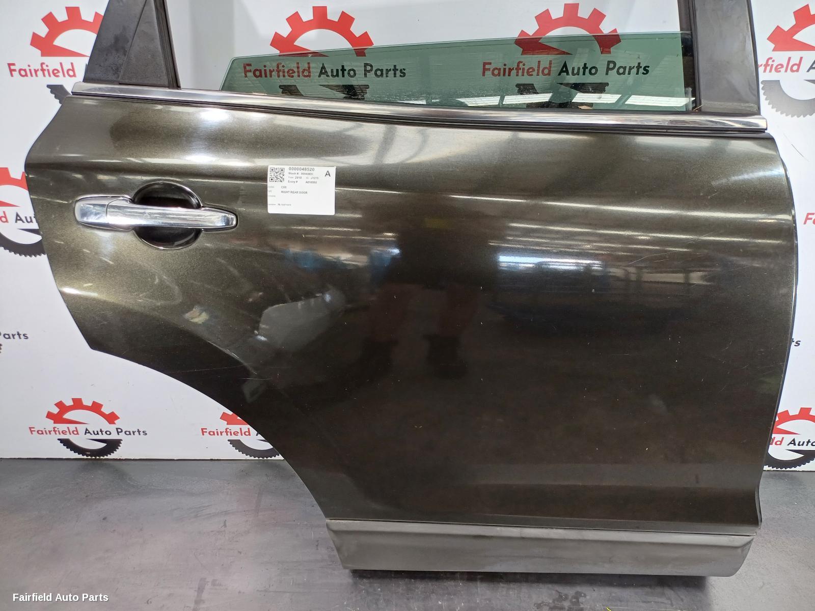 2007-2015 Mazda Cx9 Right Rear Door Sliding