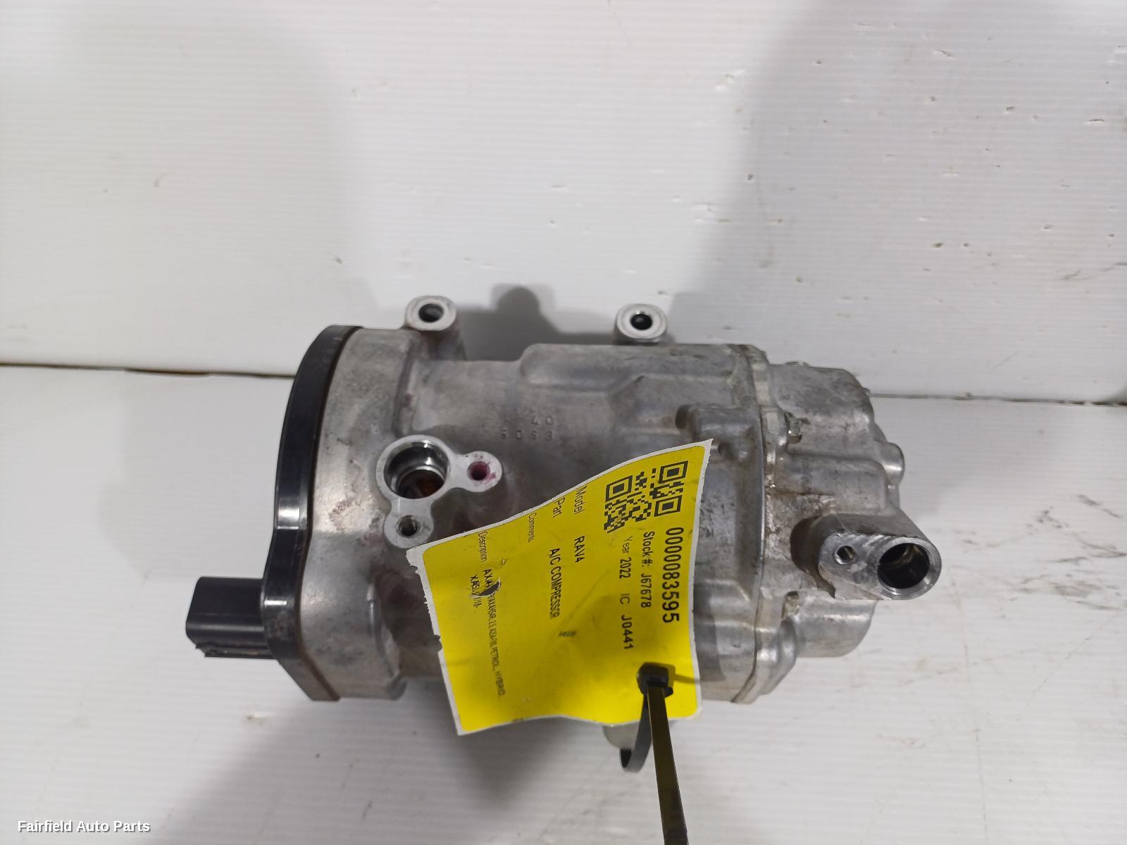 2018-2025 Toyota Rav4 A C Compressor