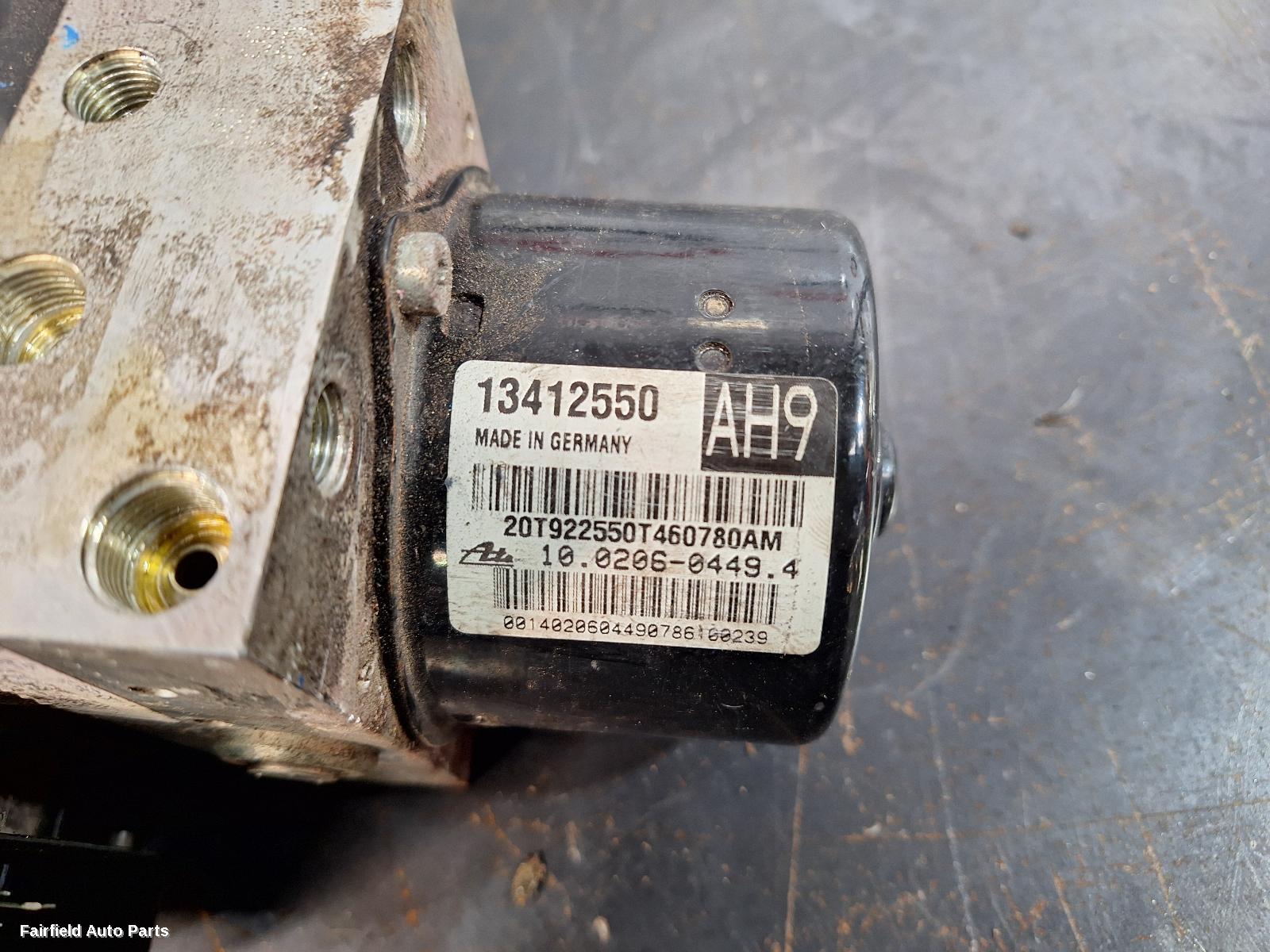 2011-2017 Holden Cruze Abs Pump Modulator