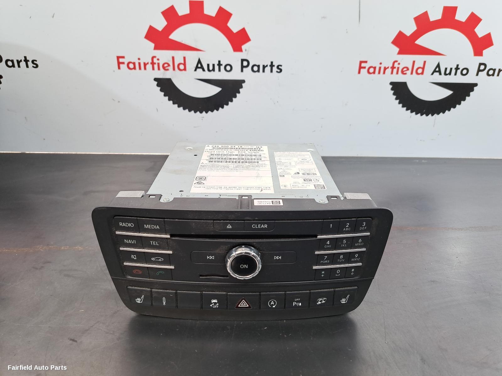 2014-2020 Mercedes Gla Class Radio Cd Dvd Sat Tv