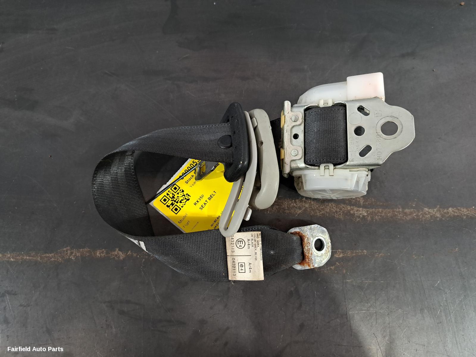 2003-2008 Lexus Rx Series Seatbelt Stalk