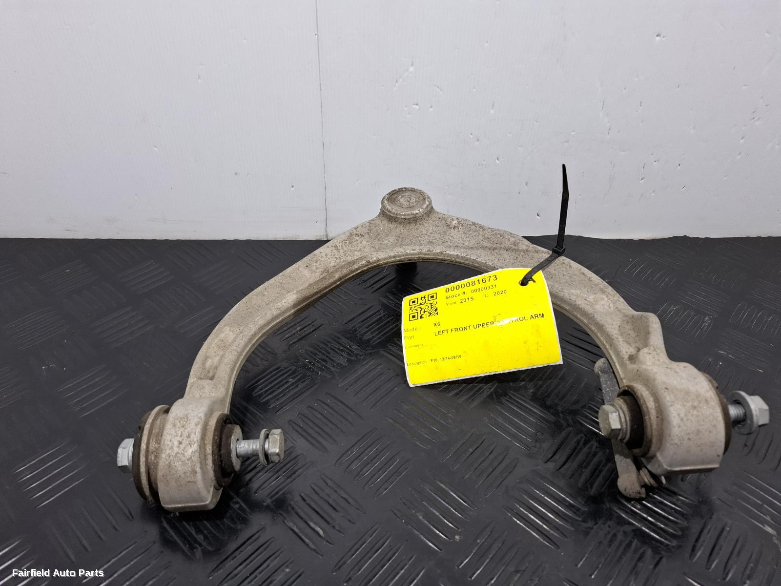 2014-2019 Bmw X6 Left Front Upper Control Arm