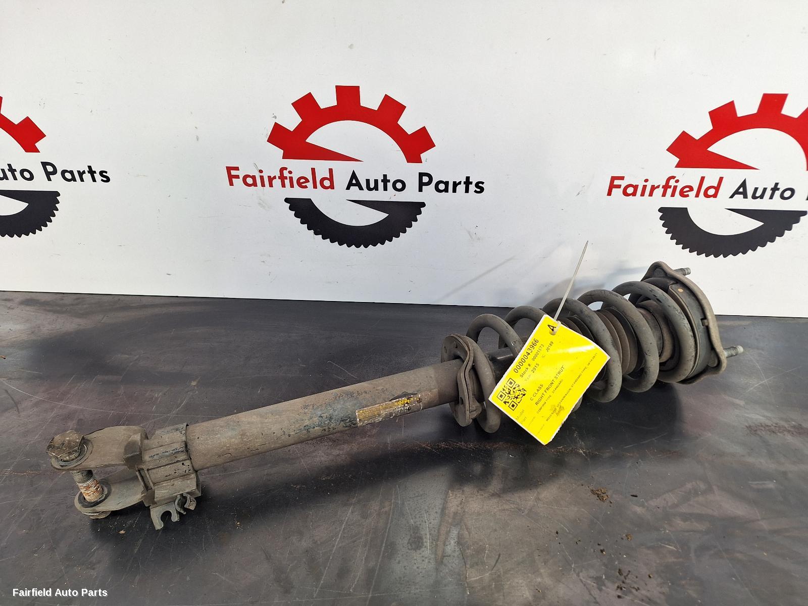2014-2021 Mercedes C Class Right Front Strut