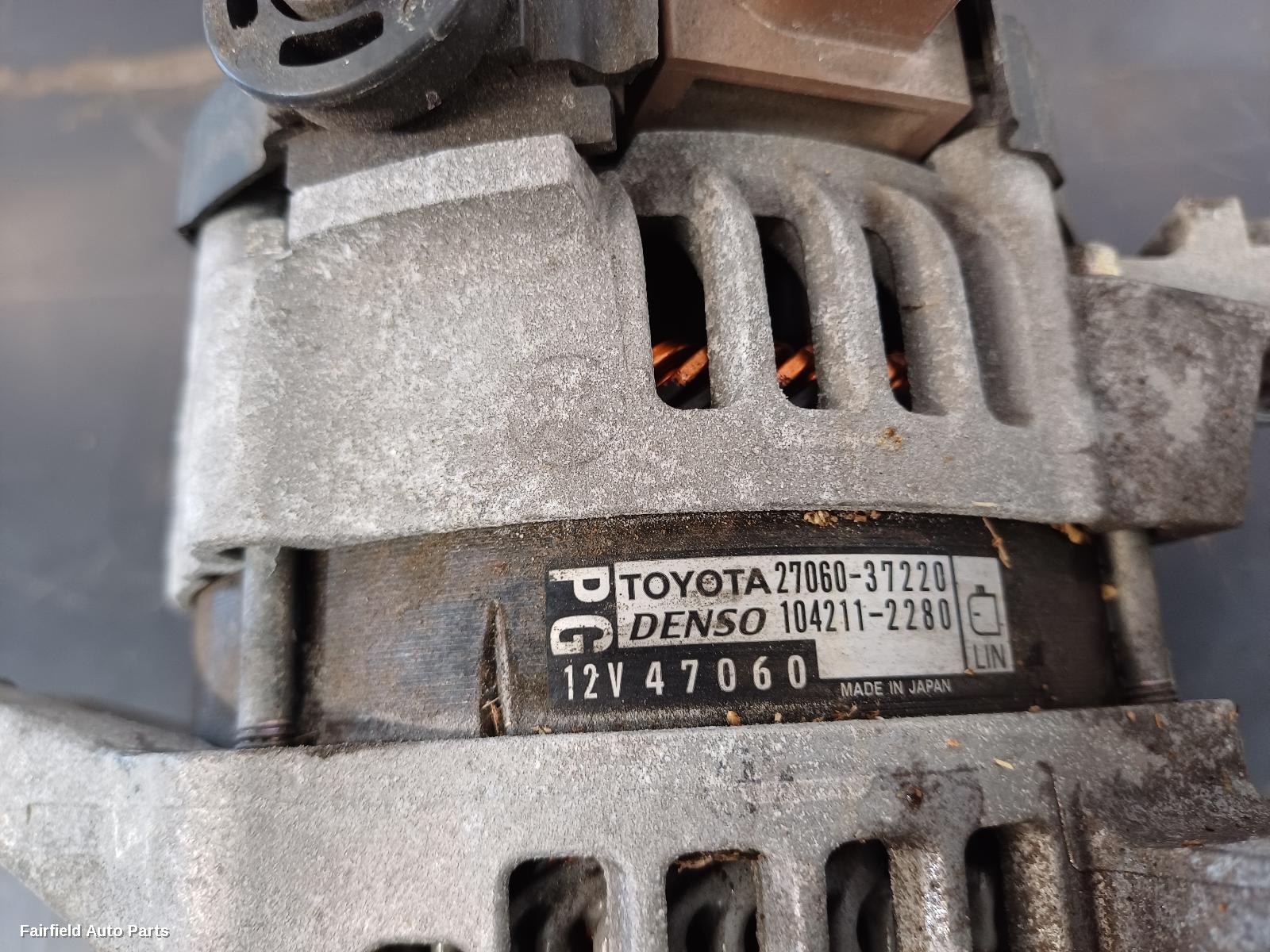 2015-2018 Toyota Corolla Alternator