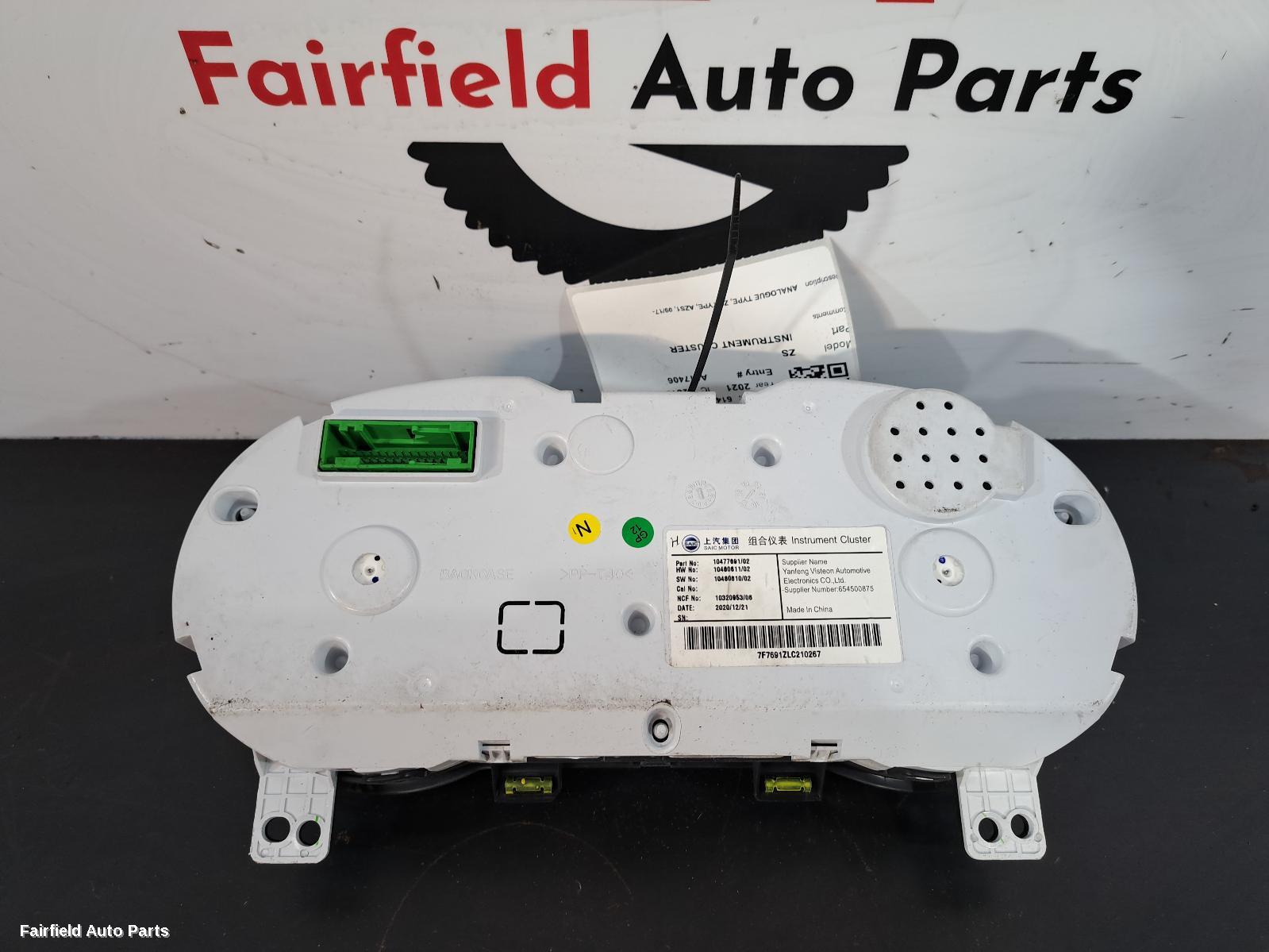 2017-2024 Mg Zs Instrument Cluster