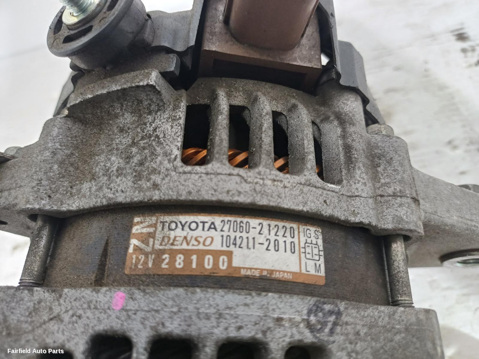 2014-2019 Toyota Yaris Alternator