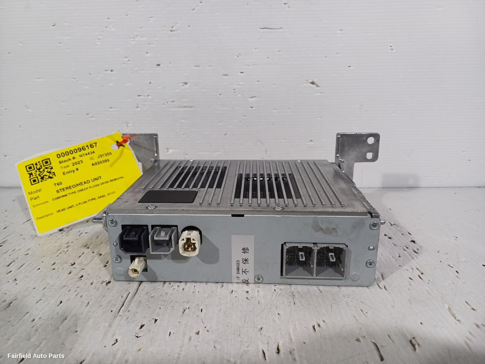 2017-2025 Ldv T60 Radio Cd Dvd Sat Tv
