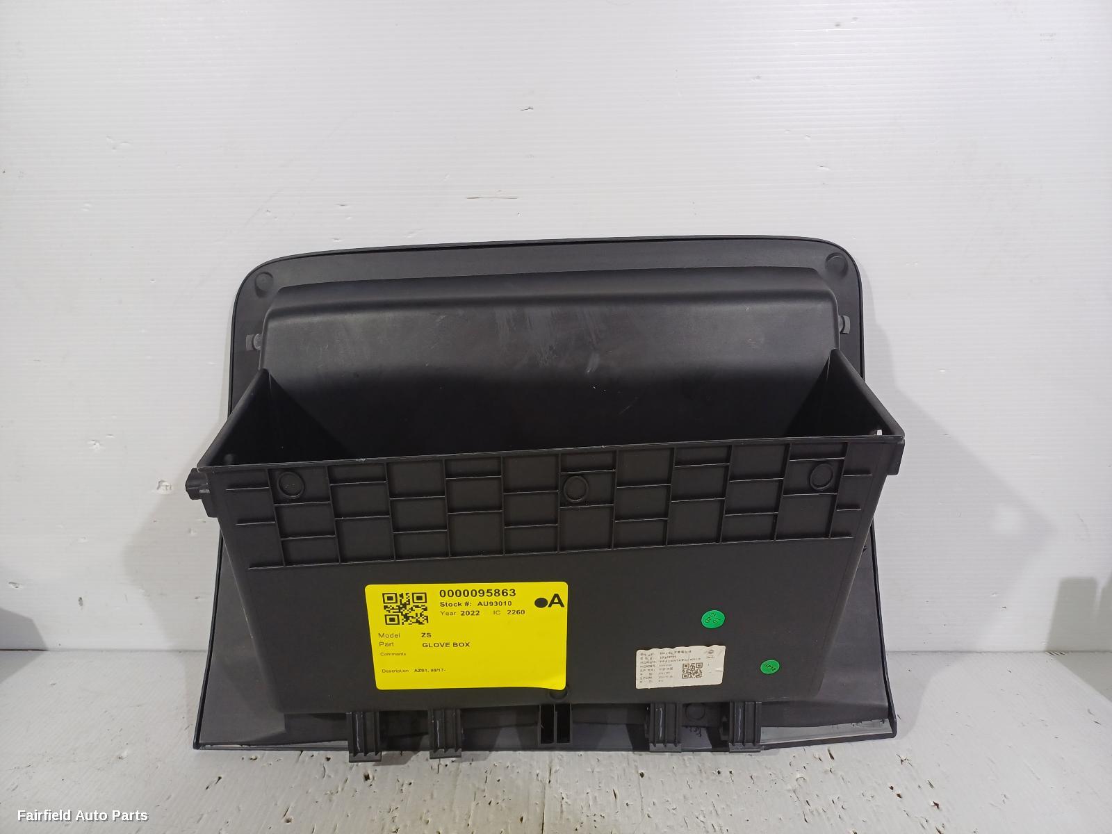 2017-2025 Mg Zs Glove Box