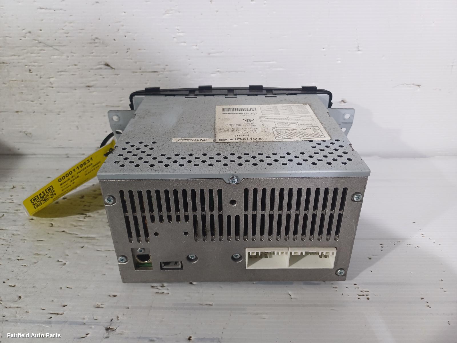 2015-2019 Hyundai Accent Radio Cd Dvd Sat Tv