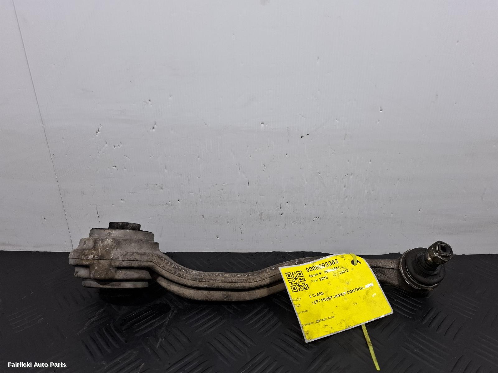 2009-2016 Mercedes E Class Left Front Upper Control Arm