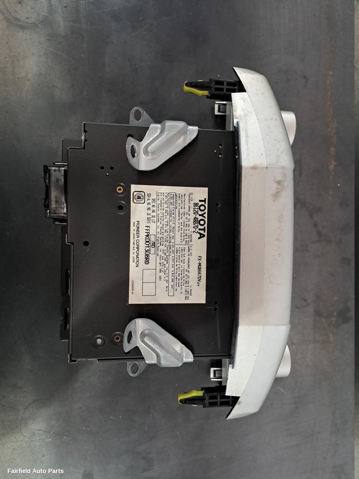 2006-2008 Lexus Rx Series Radio Cd Dvd Sat Tv
