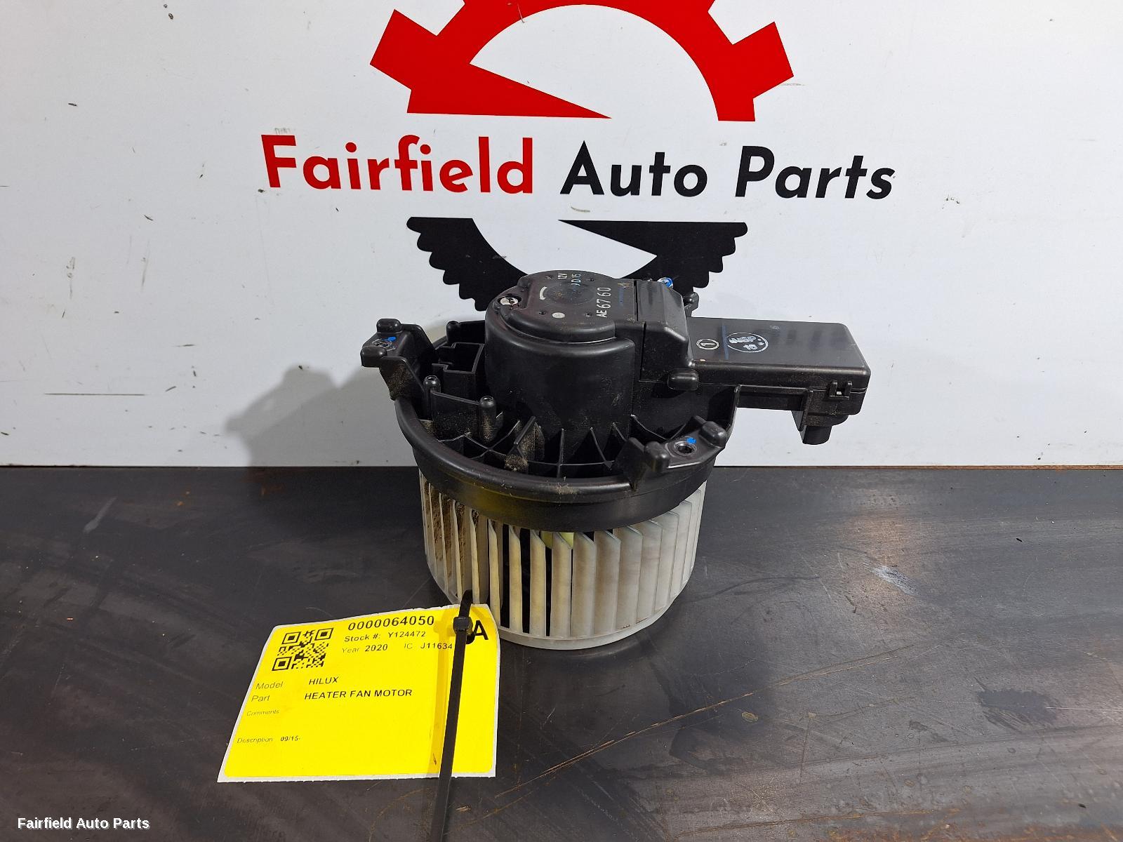 2015-2025 Toyota Hilux Heater Fan Motor