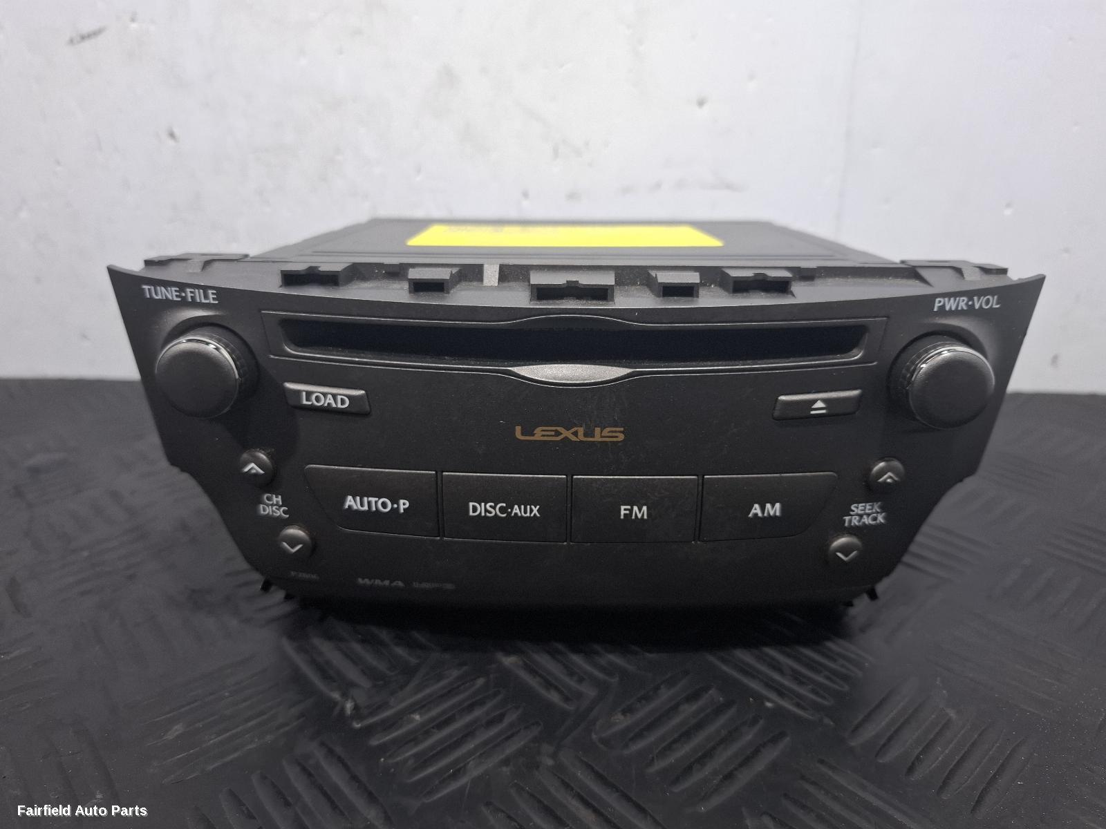 2005-2014 Lexus Is250/is250c Radio Cd Dvd Sat Tv