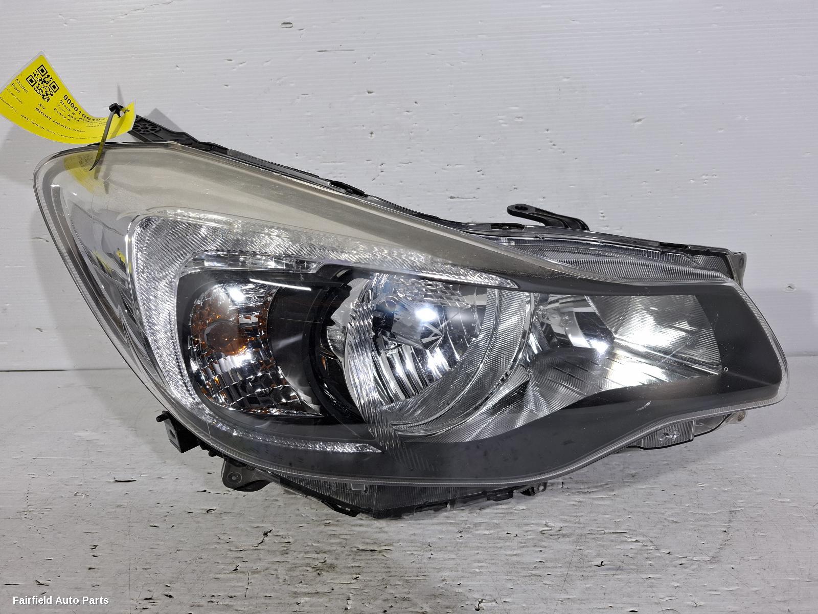 2011-2015 Subaru Xv Right Headlamp