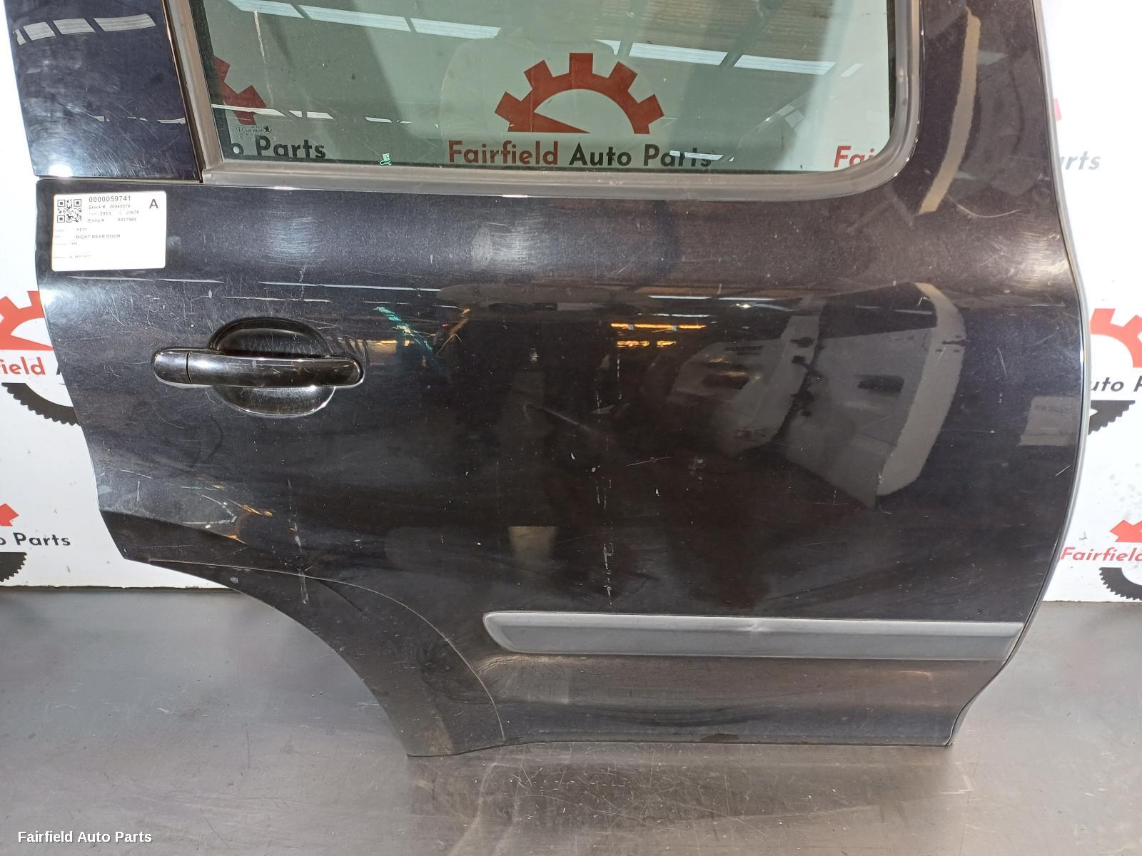2011-2017 Skoda Yeti Right Rear Door Sliding