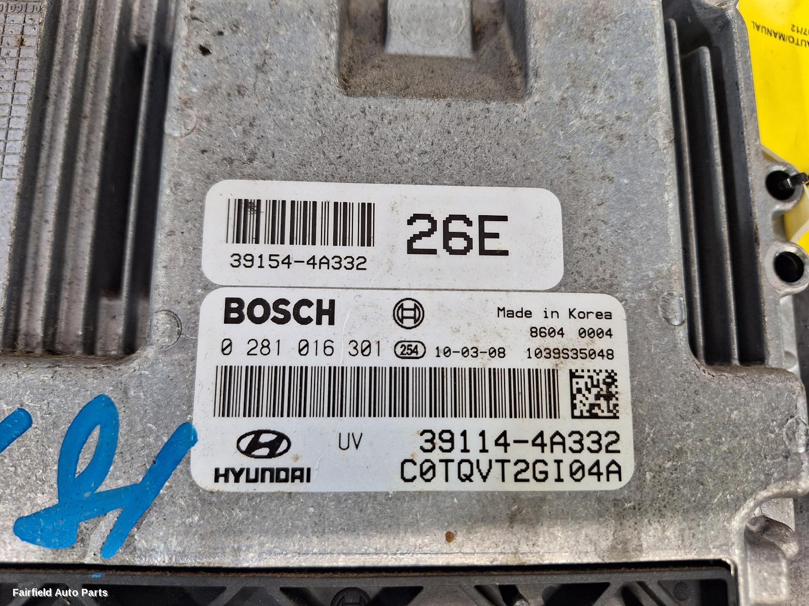 2007-2012 Hyundai Iload/imax Ecu