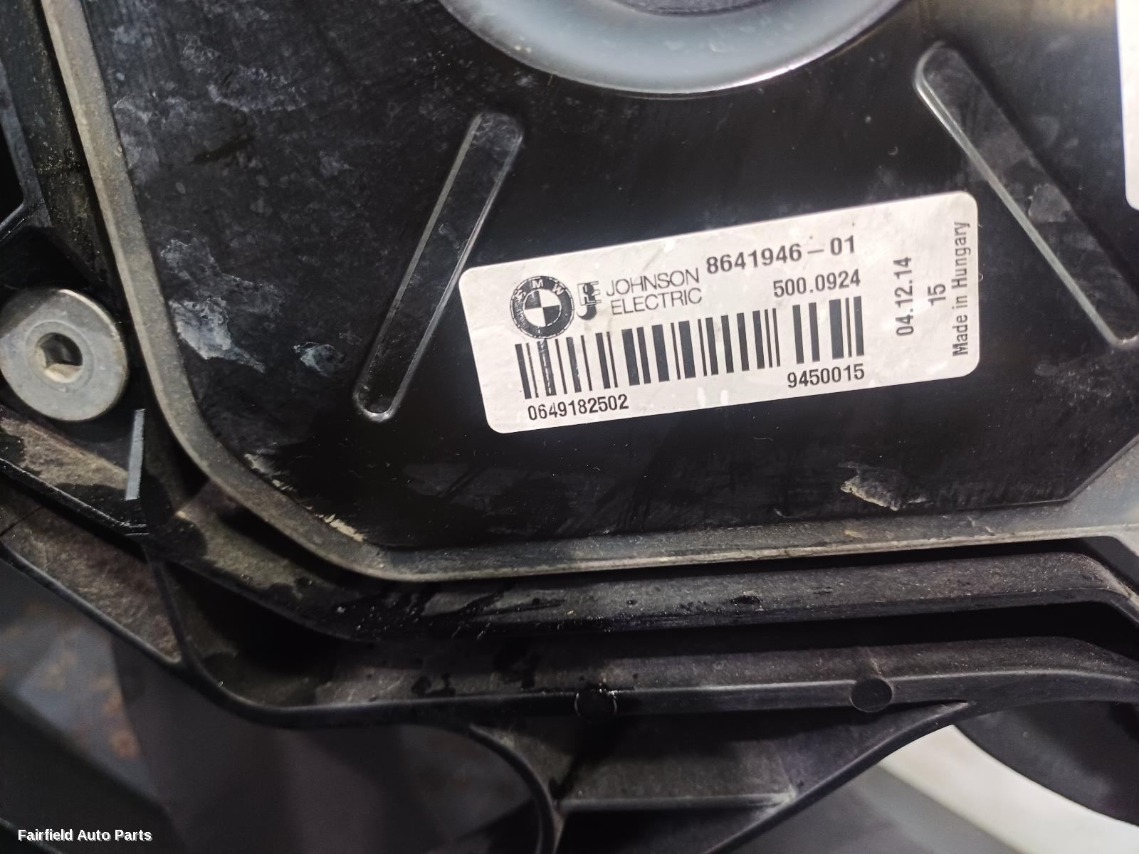 2015-2019 Bmw 3 Series Fan